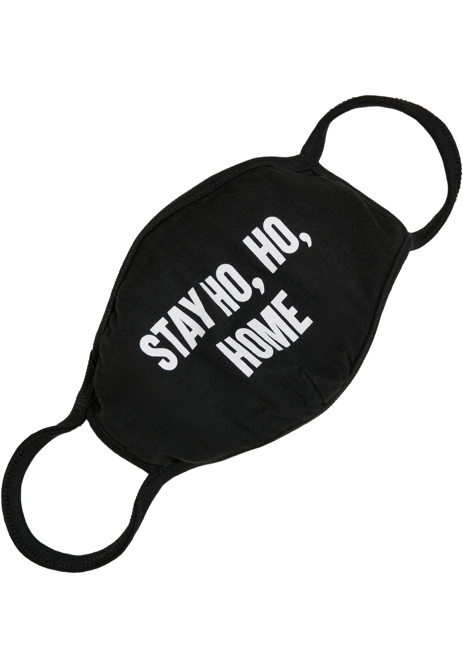 Stay Ho Ho Home Face Mask | black