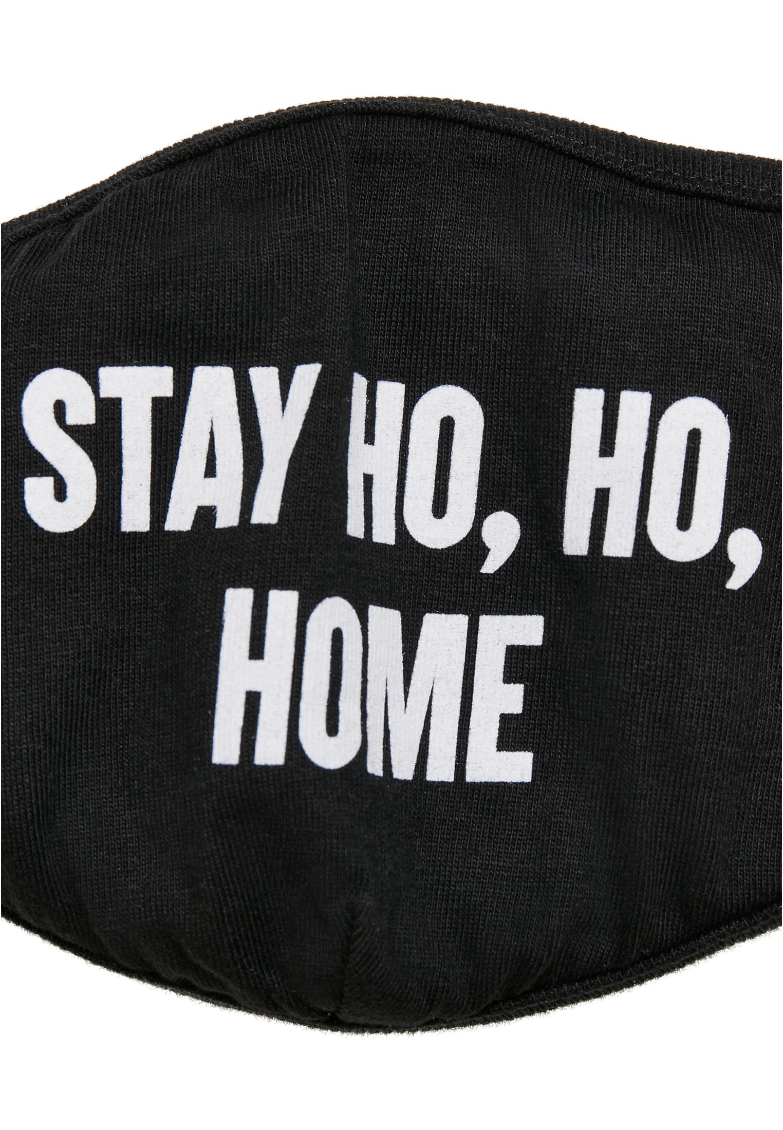 Stay Ho Ho Home Face Mask | black