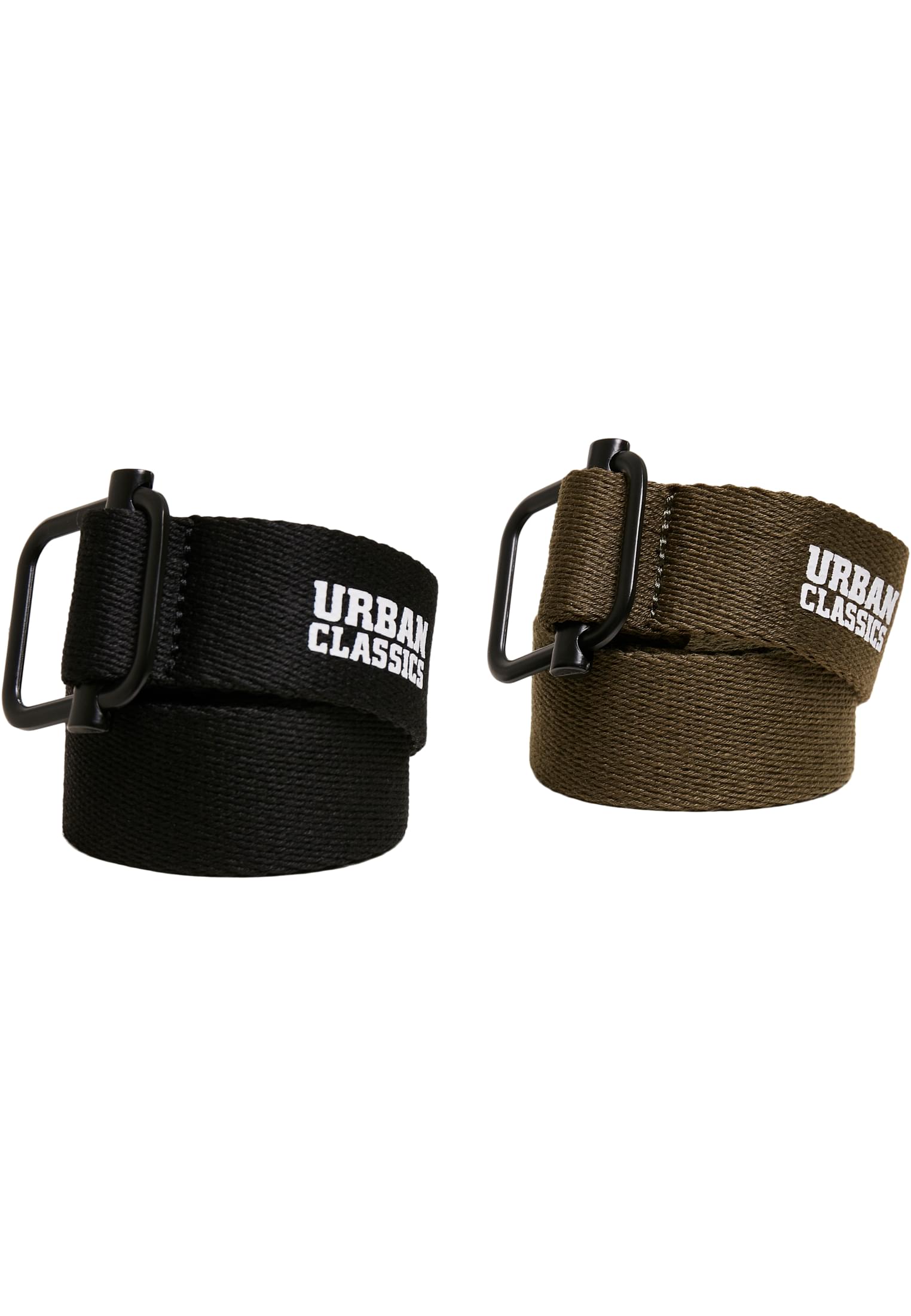 Industrial Canvas Belt 2-Pack | black/olive