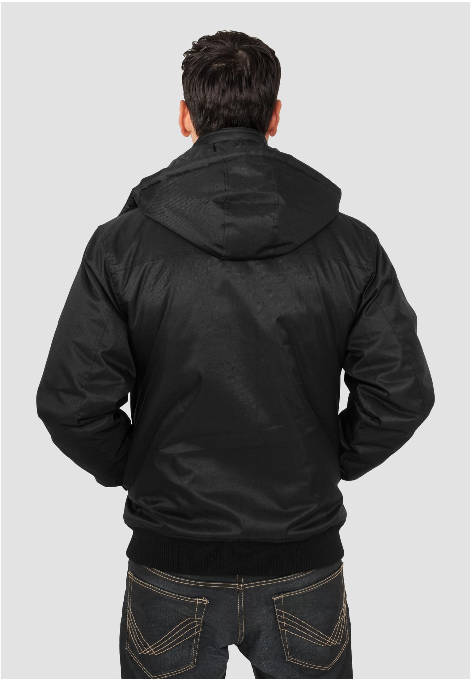 Heavy Hooded Winter Jacket | black