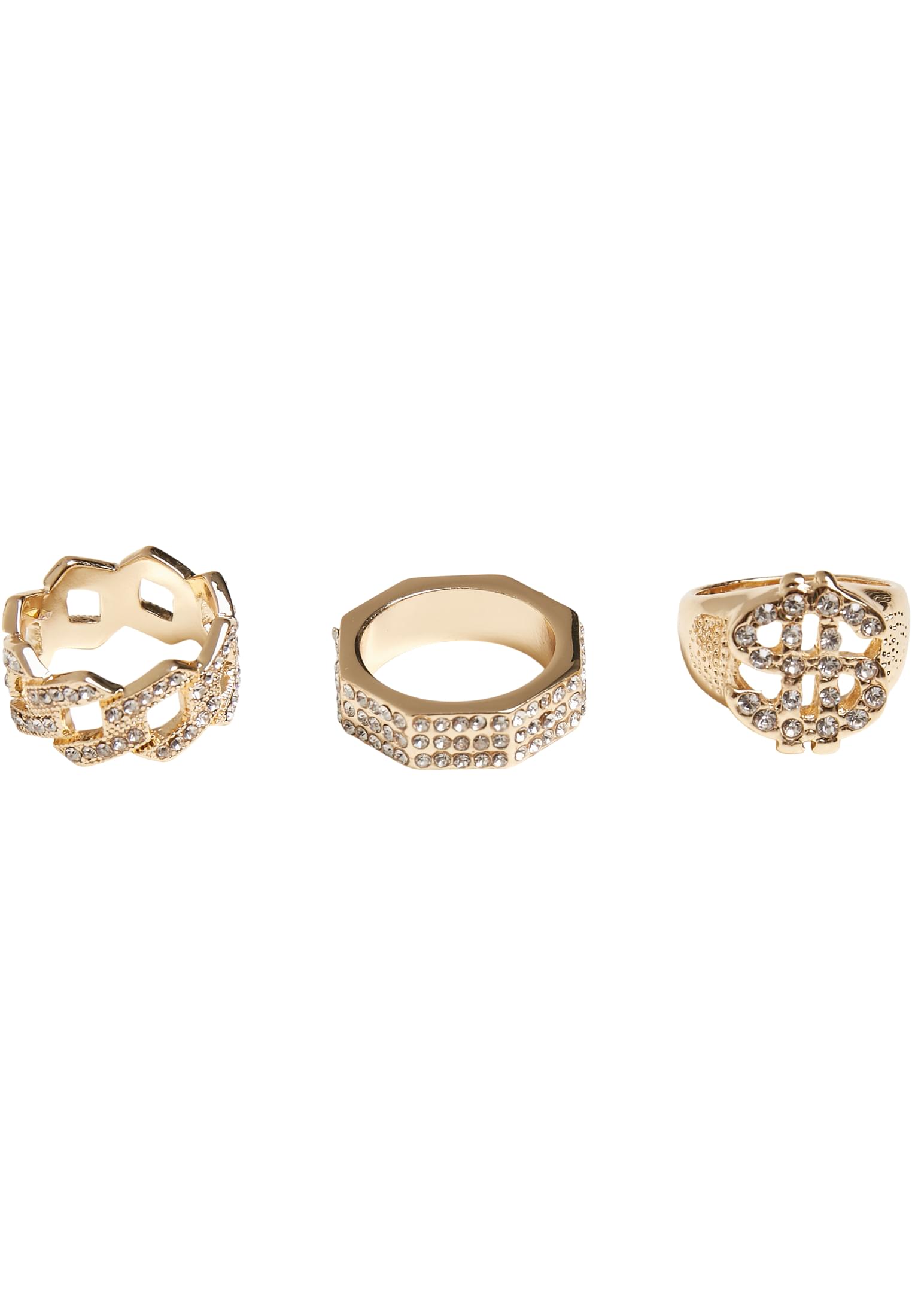 Dollar Ring 3-Pack | gold