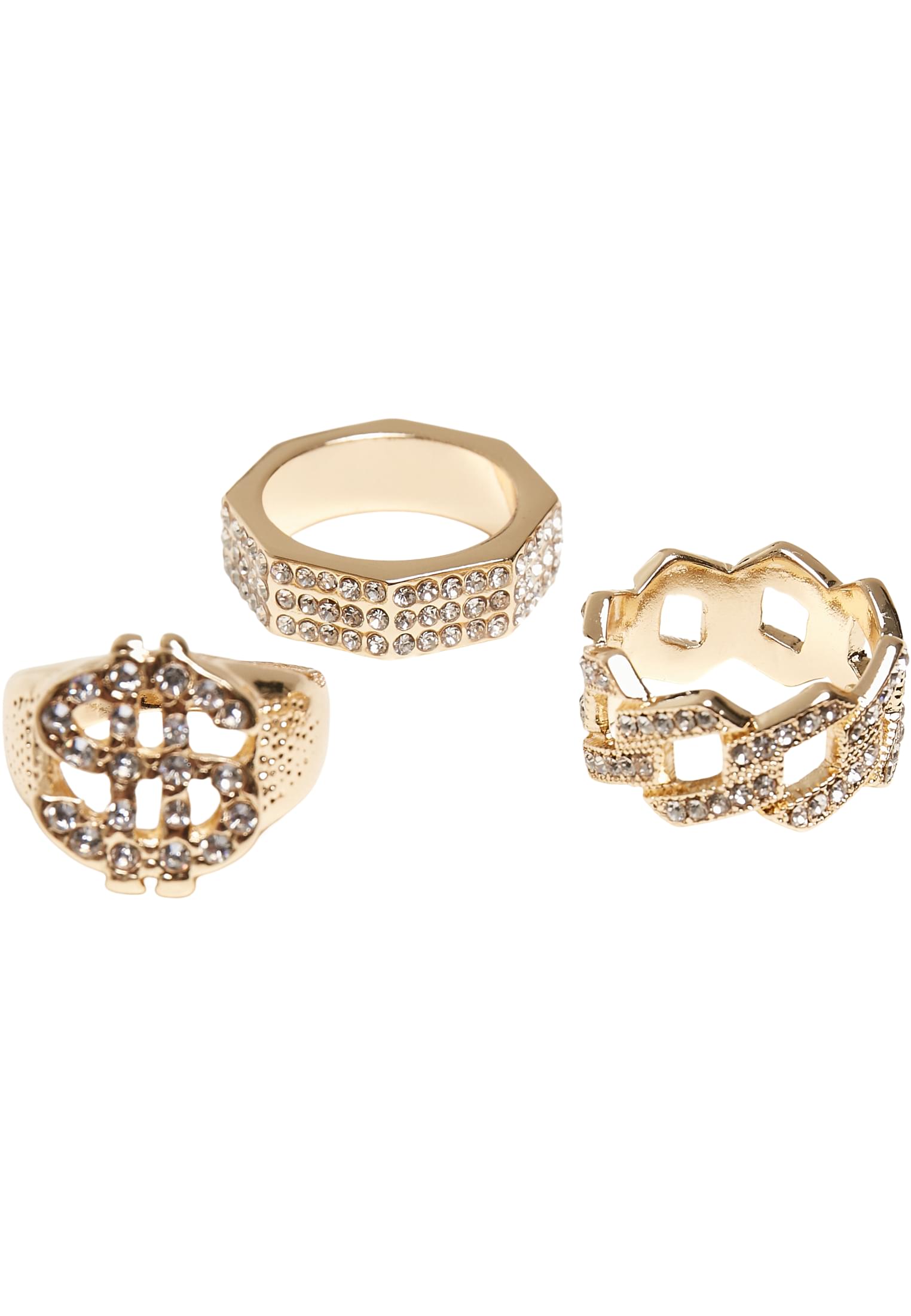 Dollar Ring 3-Pack | gold