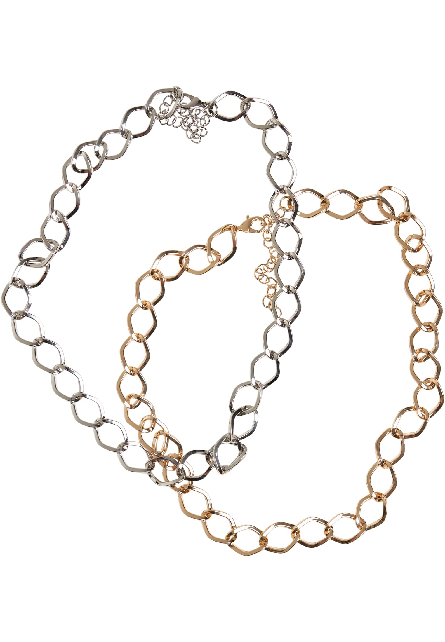 Big Classic Necklace 2-Pack | gold/silver