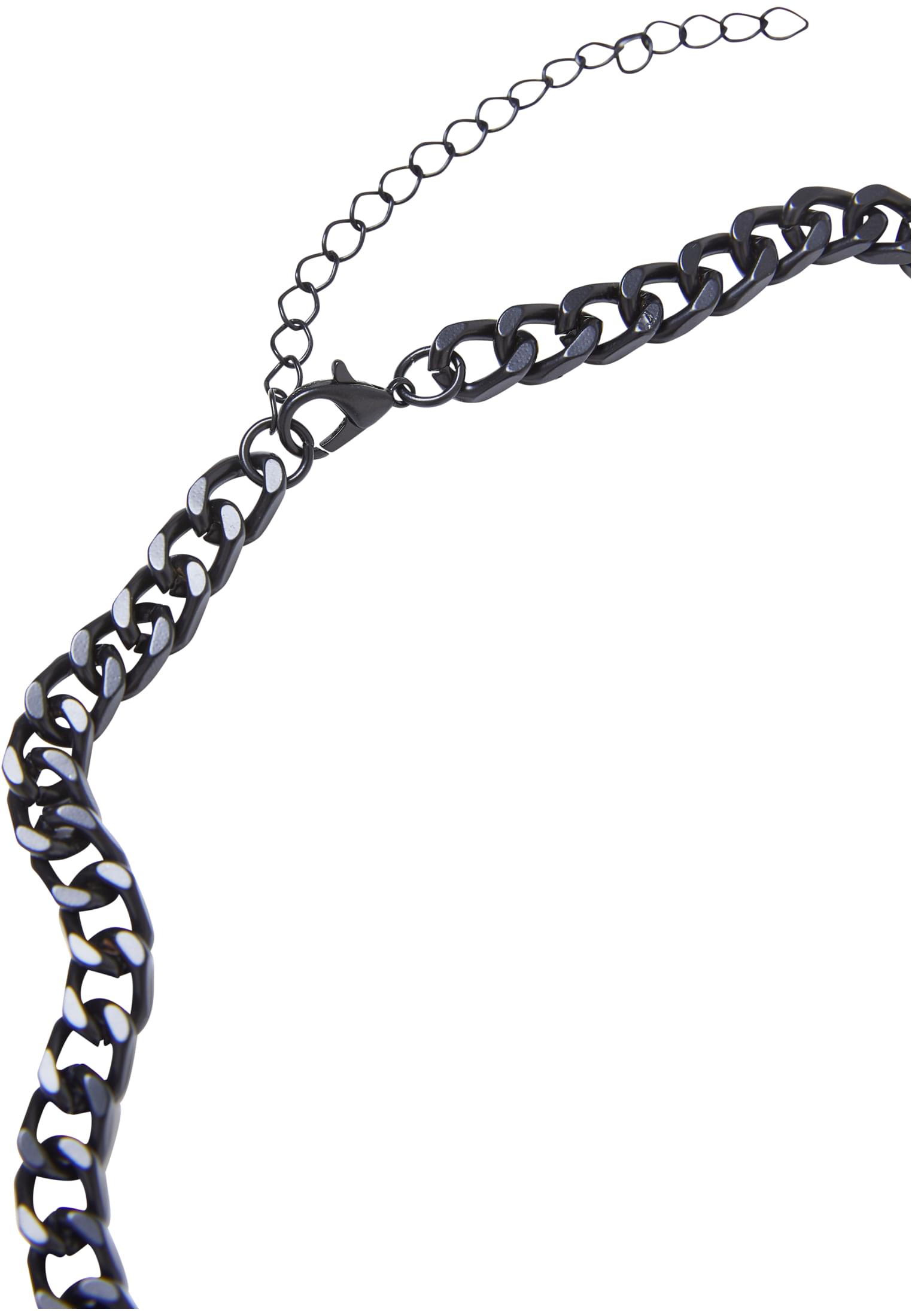 Long Basic Chain Necklace | black