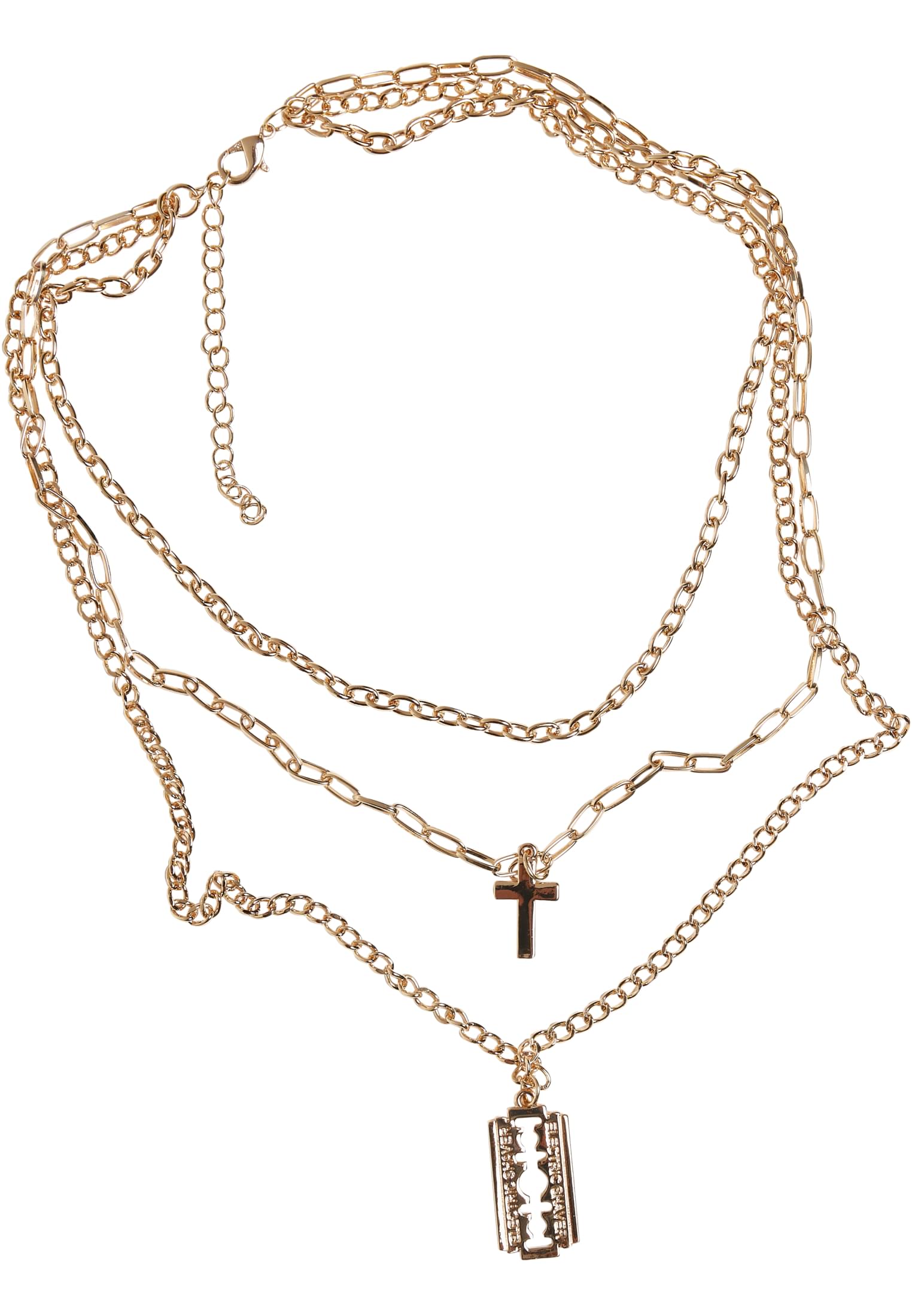 Razor Blade Necklace | gold