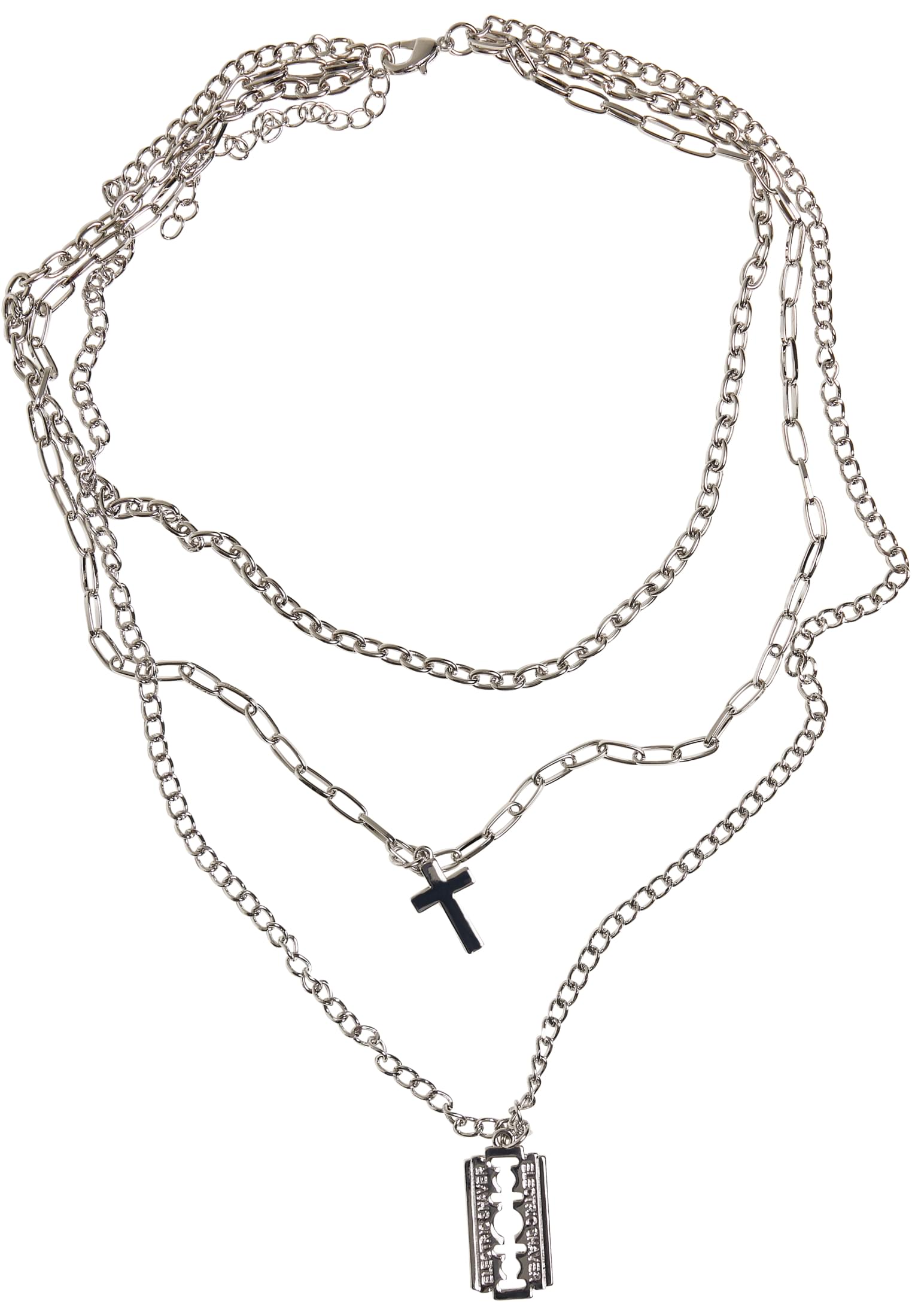 Razor Blade Necklace | silver