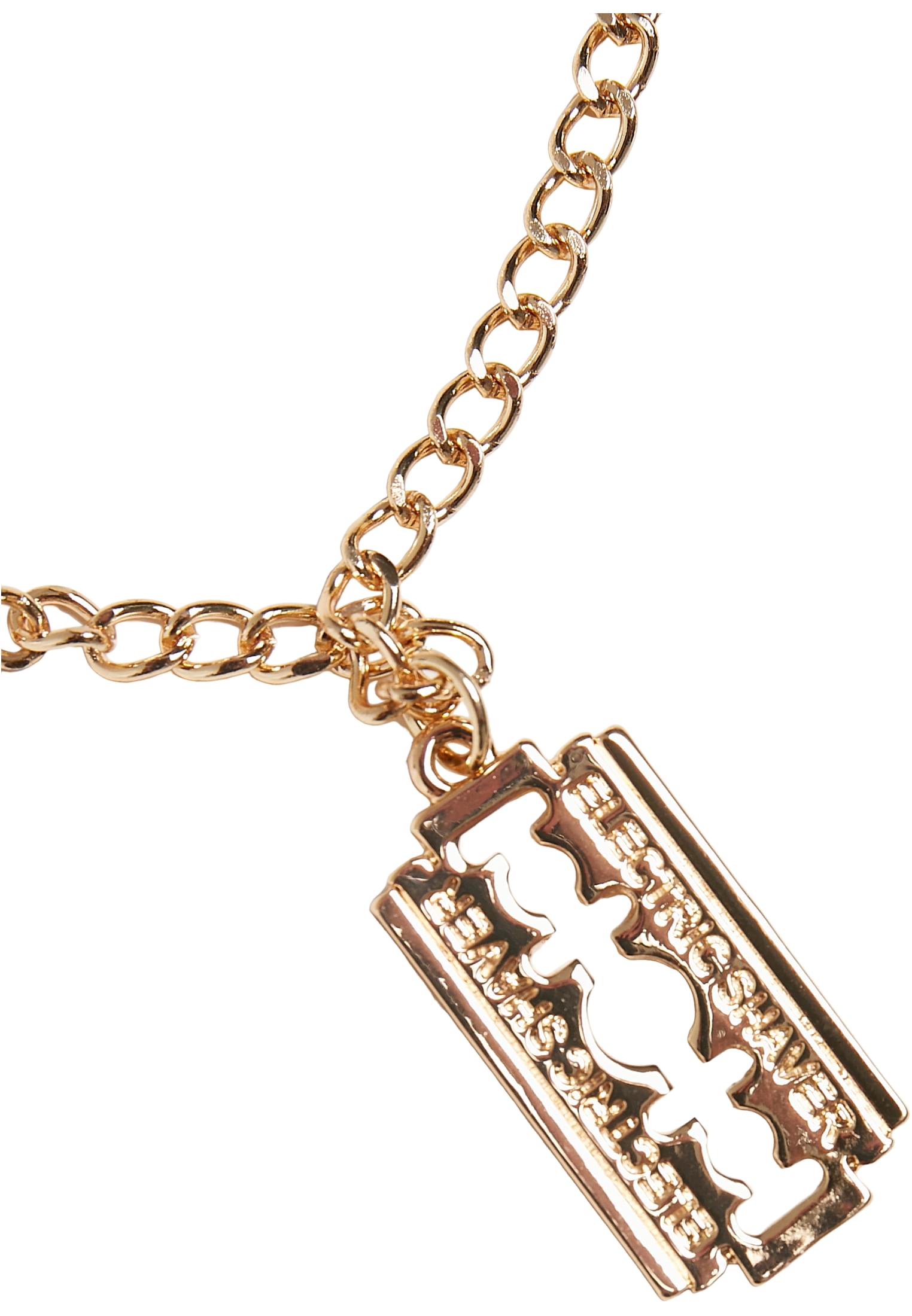 Razor Blade Necklace | gold