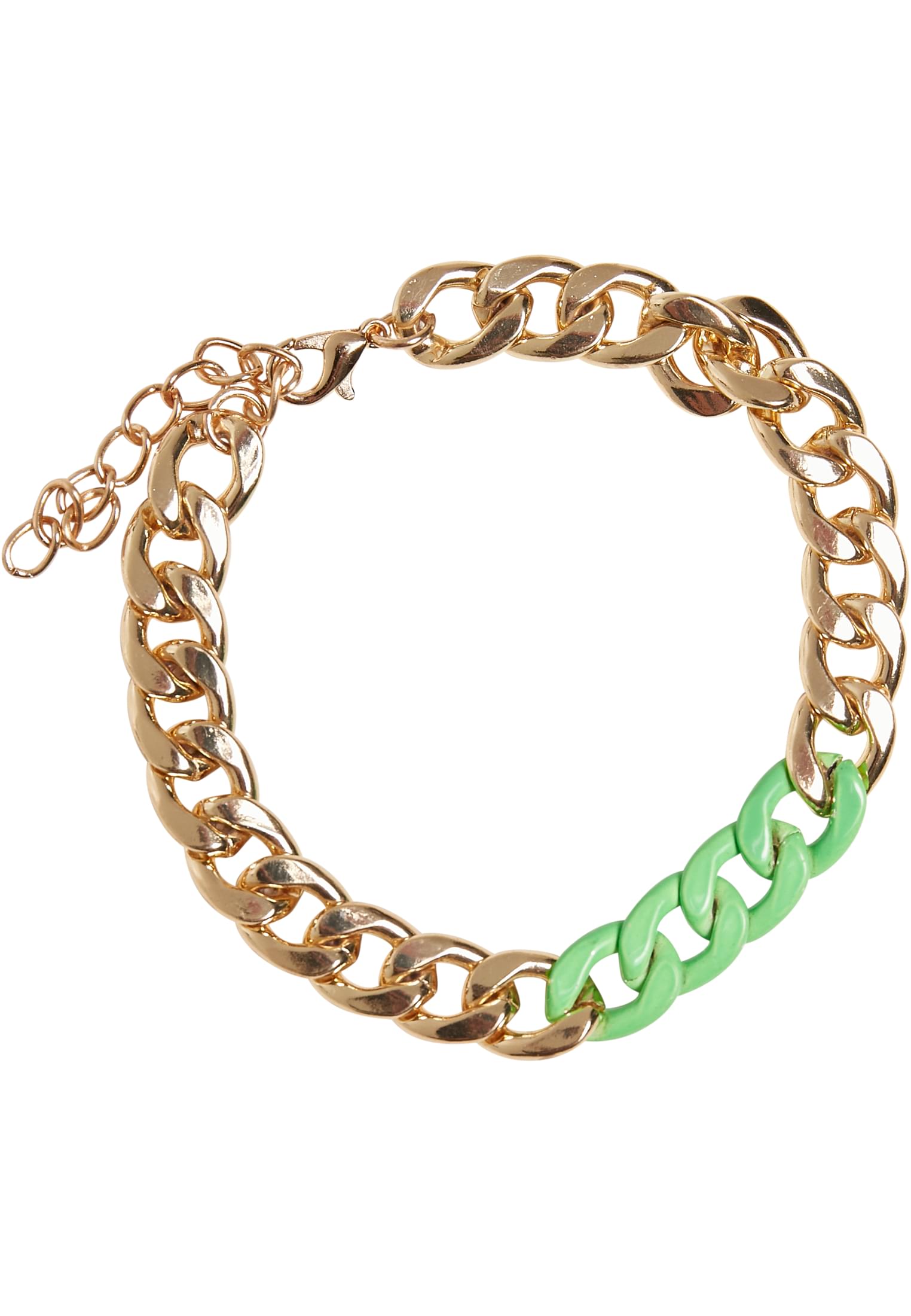 Colored Basic Bracelet | gold/neongreen