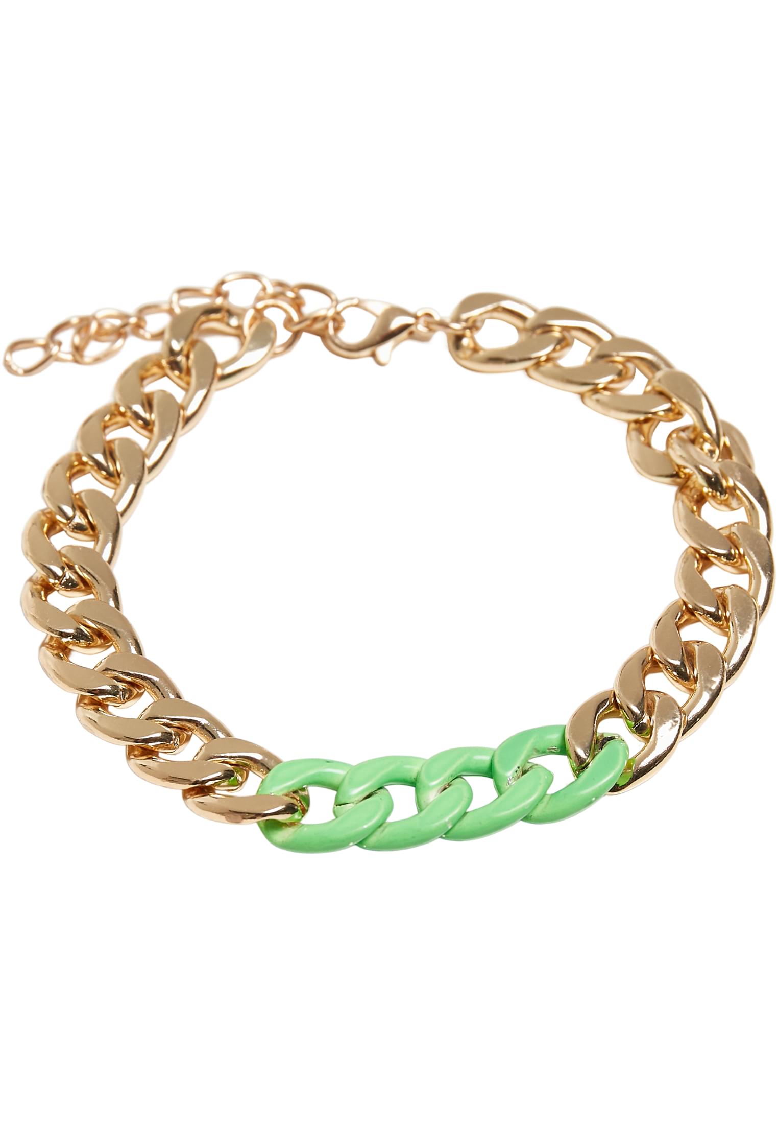 Colored Basic Bracelet | gold/neongreen