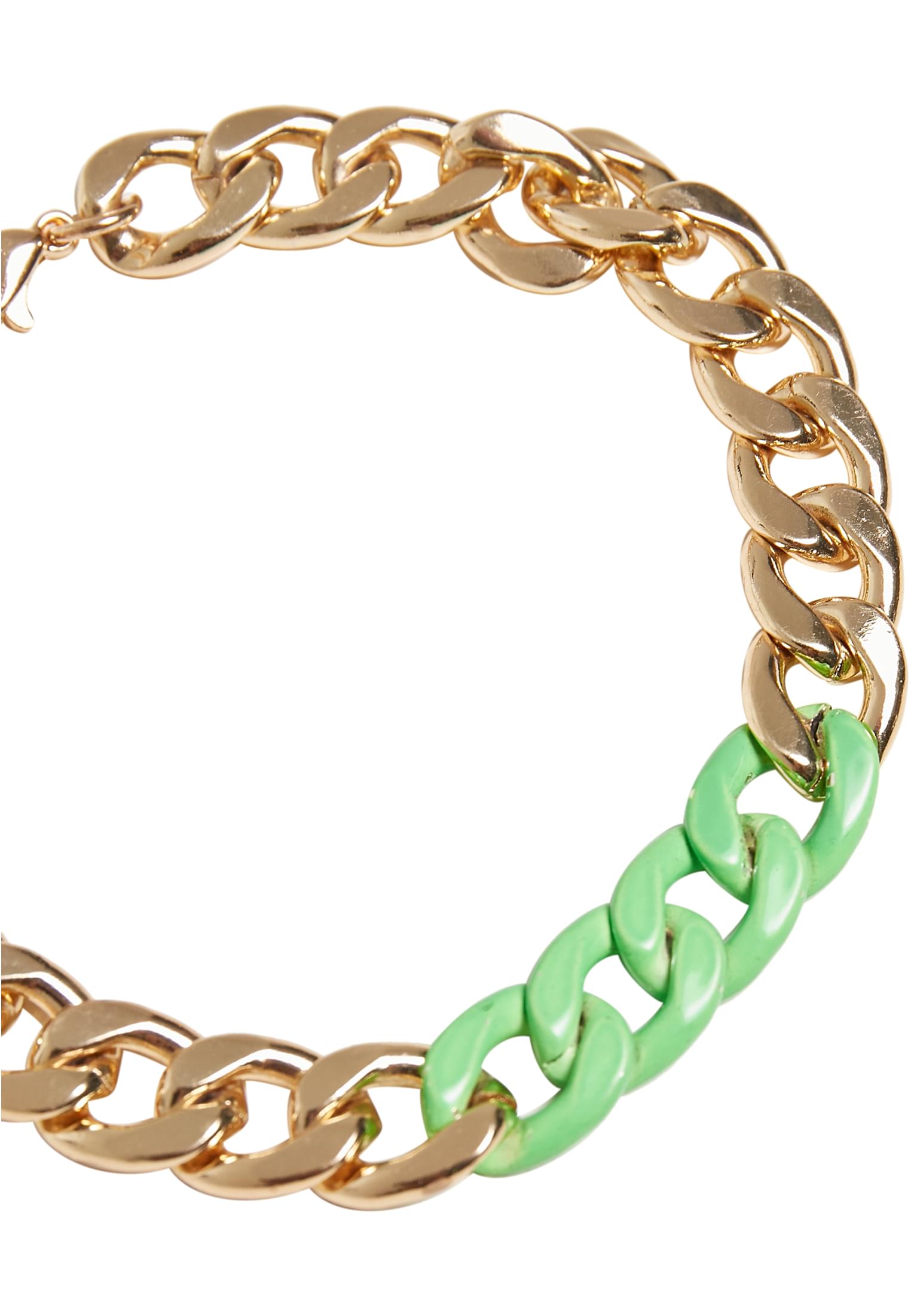 Colored Basic Bracelet | gold/neongreen