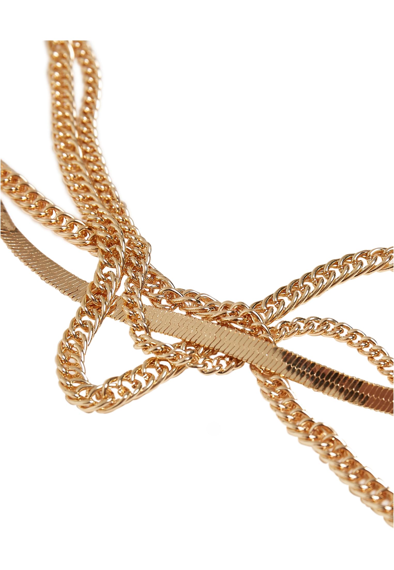 Flat Layering Necklace | gold