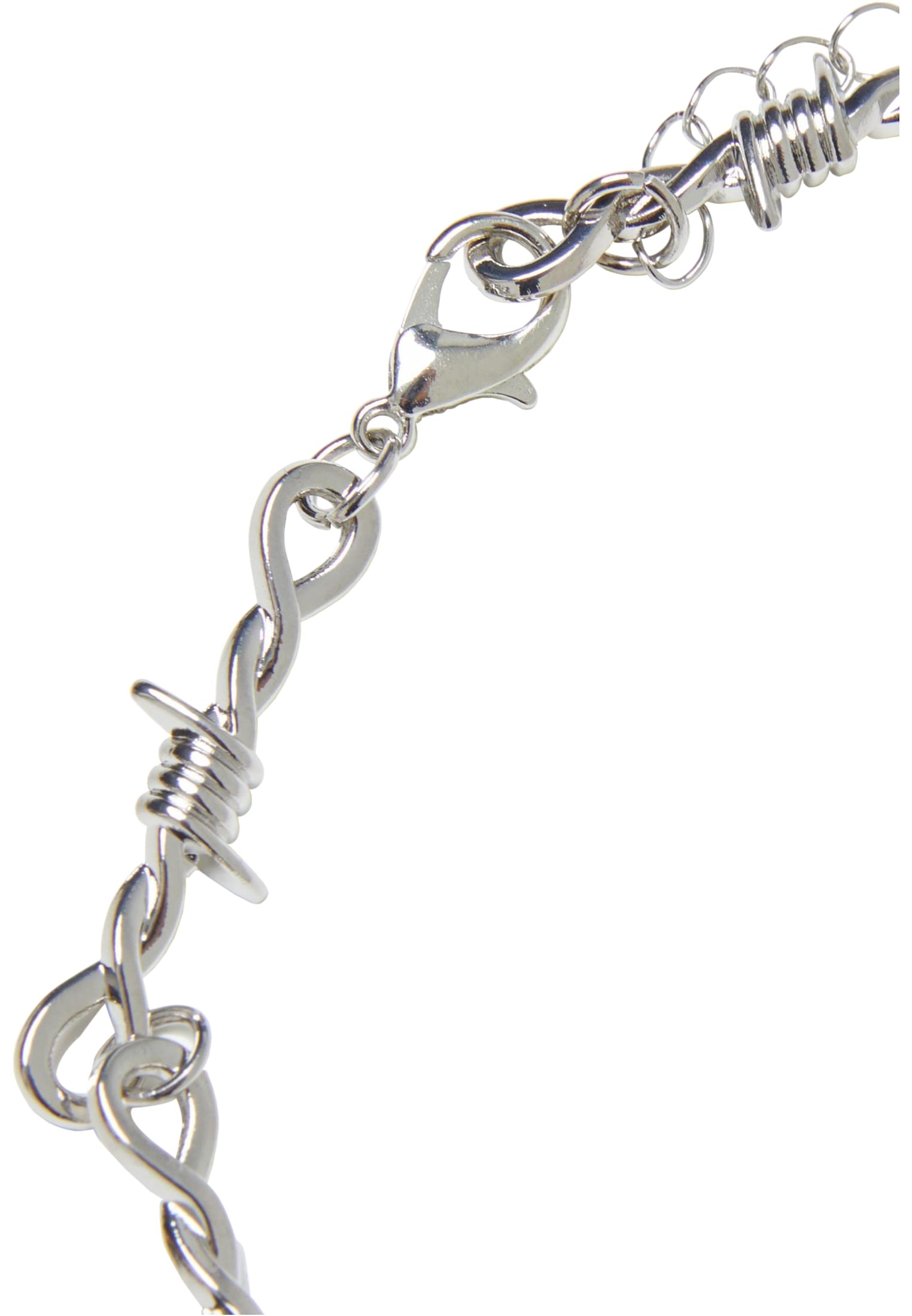 Barbed Wire Necklace | silver