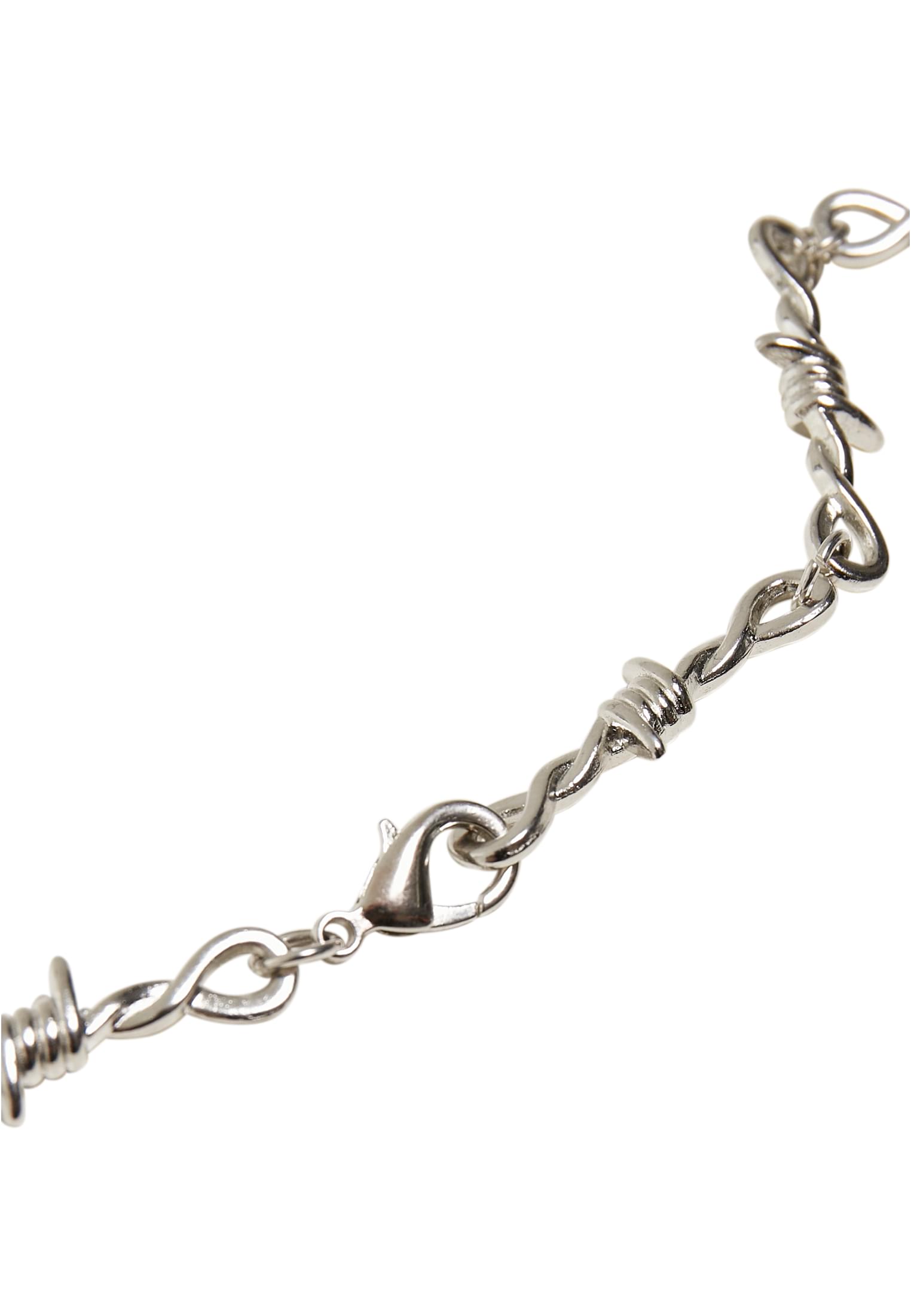 Barbed Wire Necklace | silver