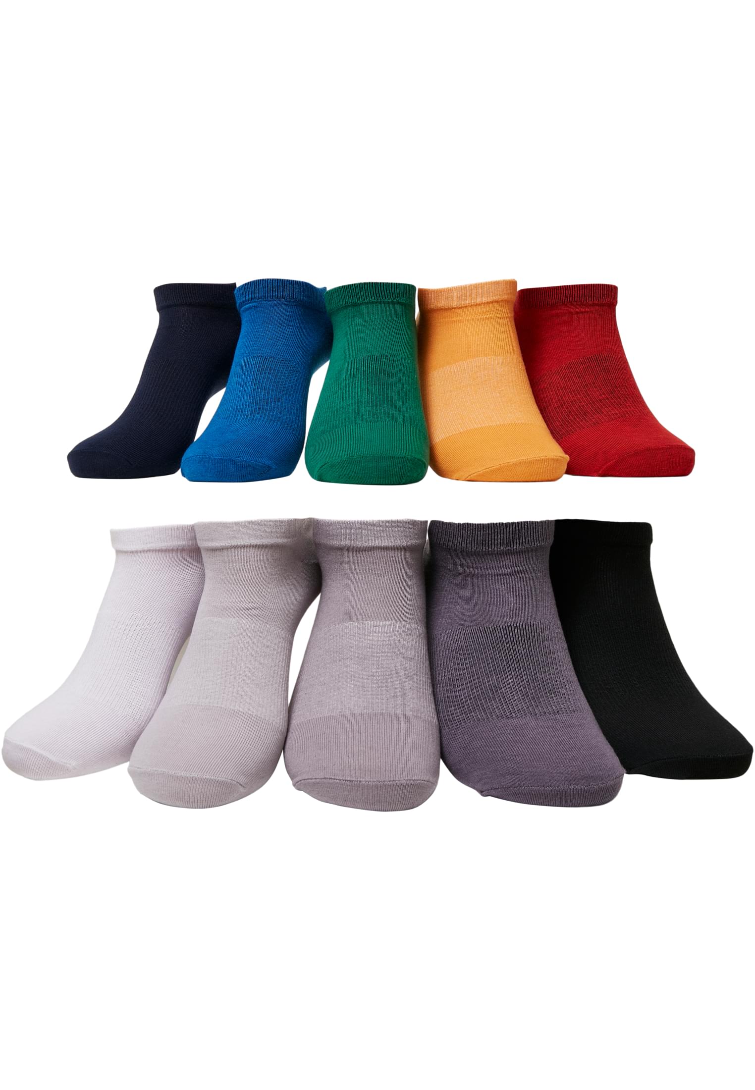 Recycled Yarn Sneaker Socks 10-Pack | multicolor