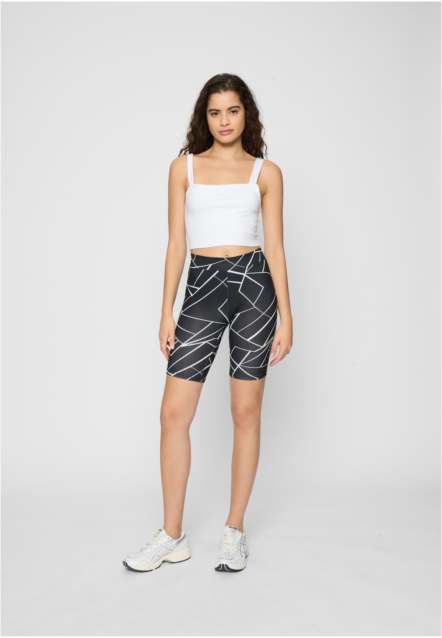 Ladies AOP Cycle Shorts 2-Pack | geometric black+black