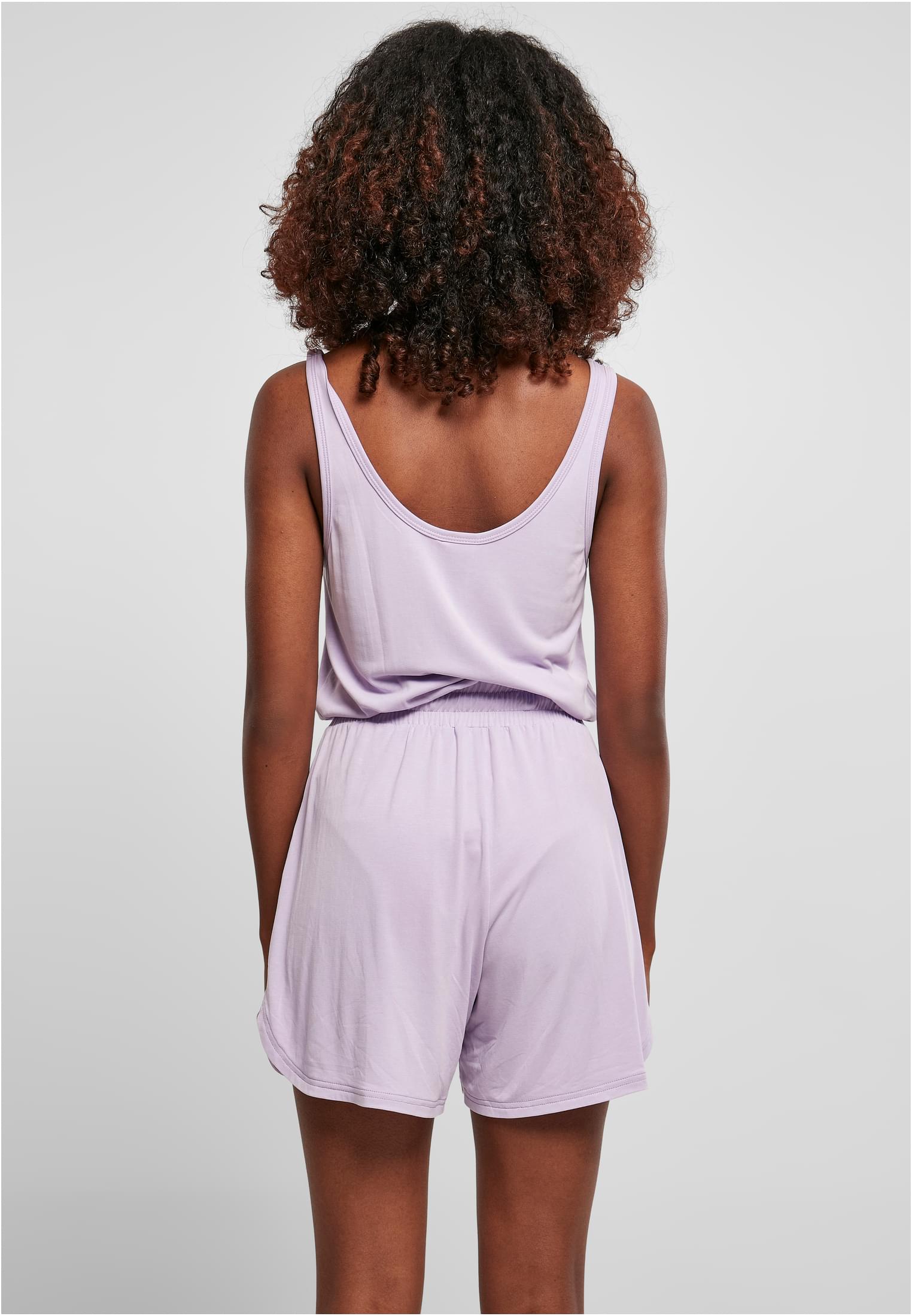 Ladies Short Sleeveless Modal Jumpsuit | lilac