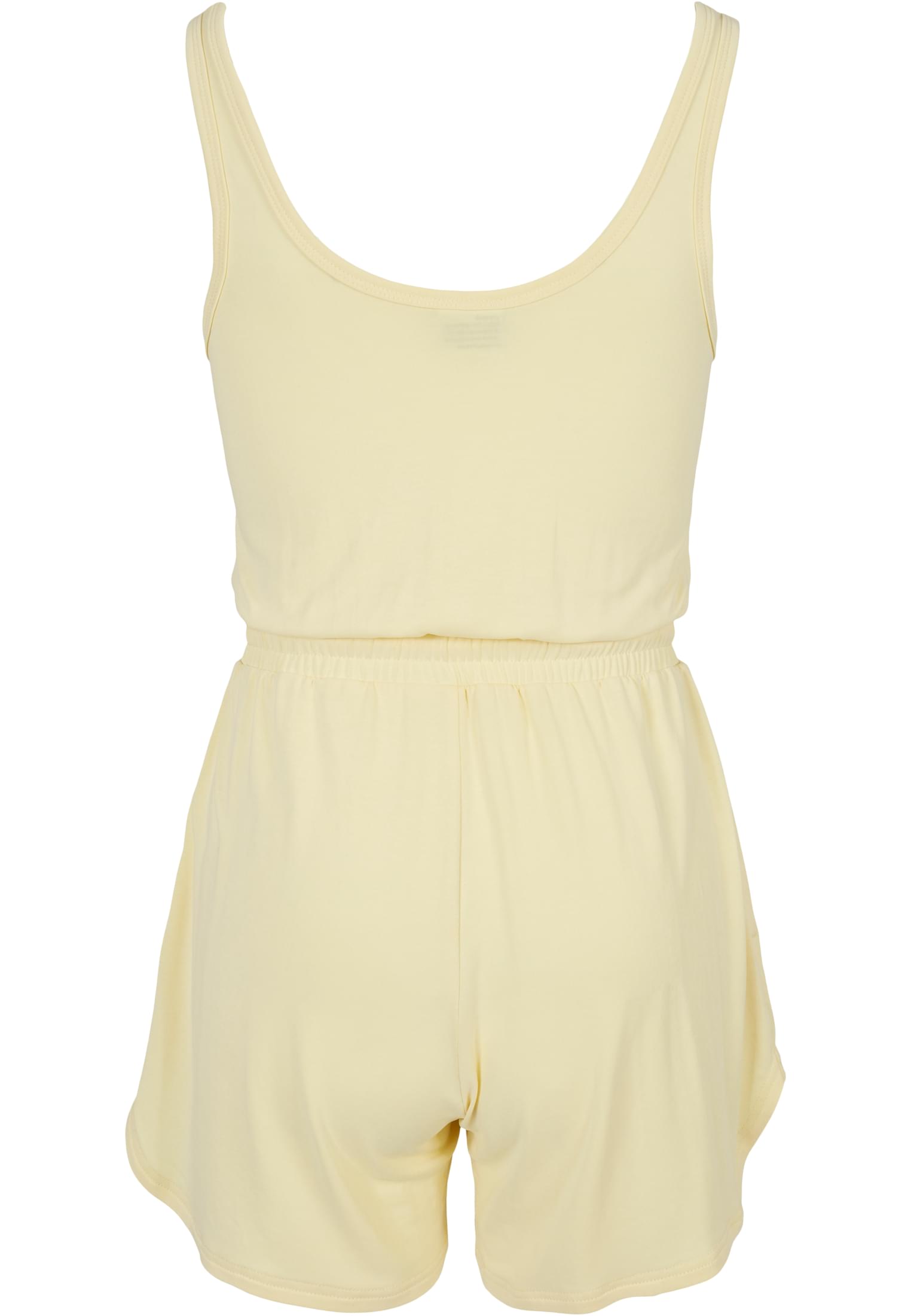 Ladies Short Sleeveless Modal Jumpsuit | softyellow