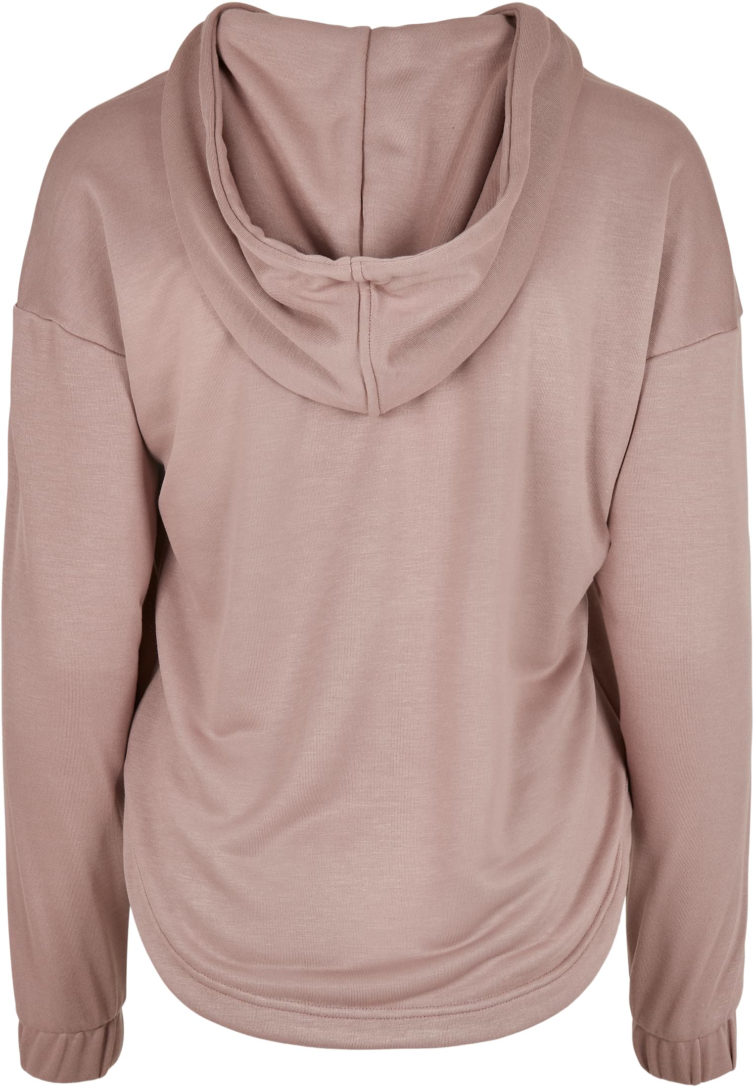 Ladies Oversized Shaped Modal Terry Hoody | duskrose