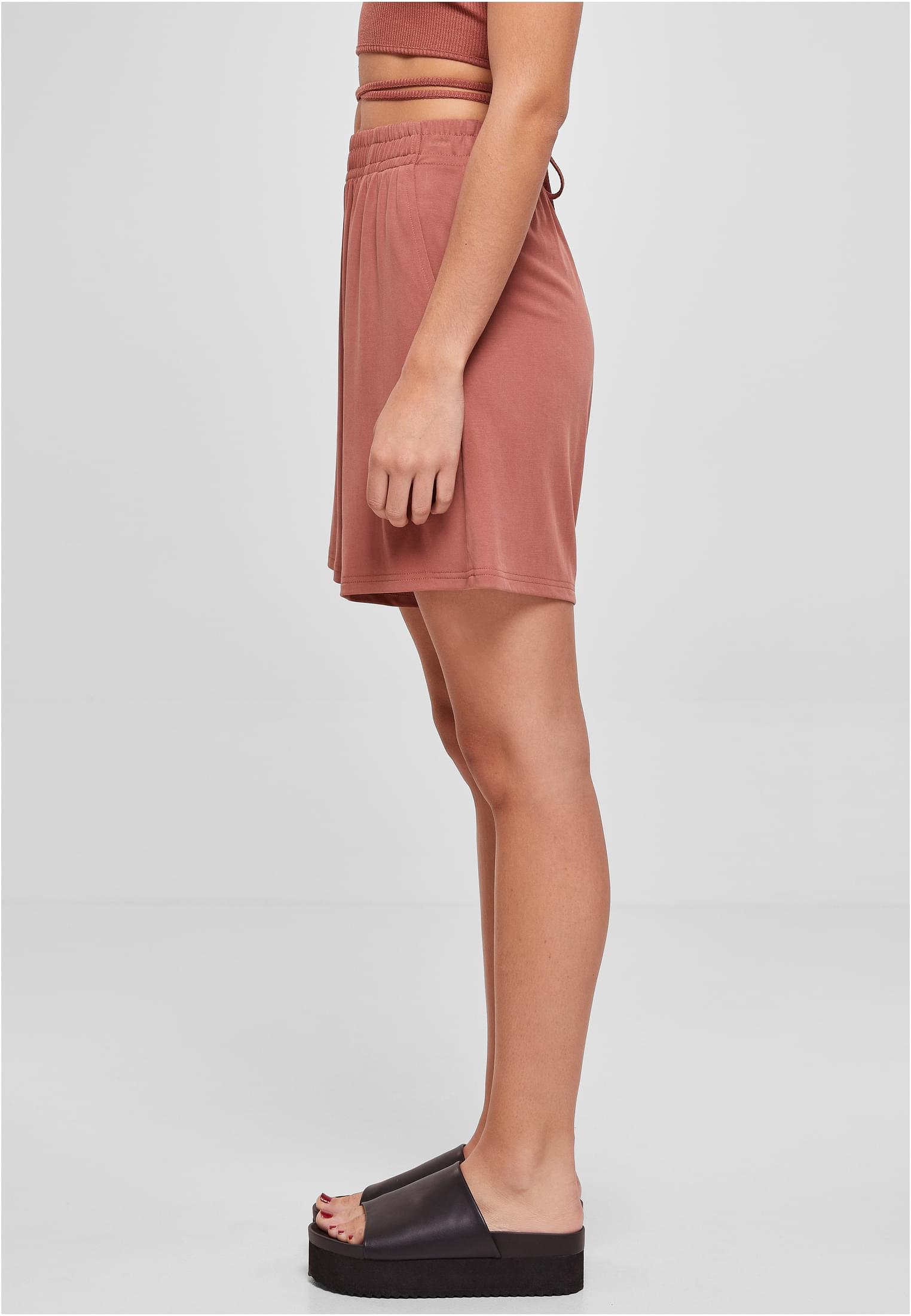 Ladies Modal Shorts | terracotta