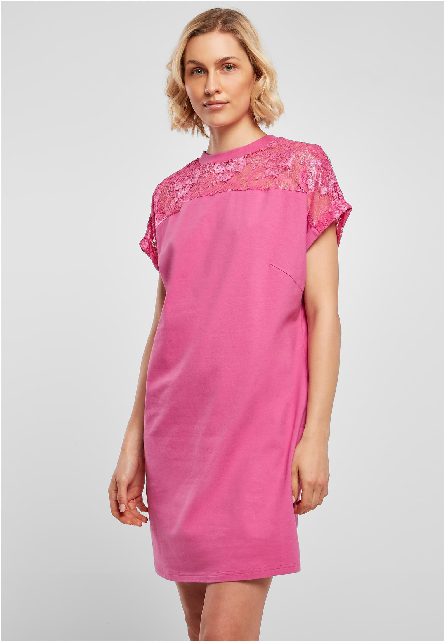 Ladies Lace Tee Dress | brightviolet