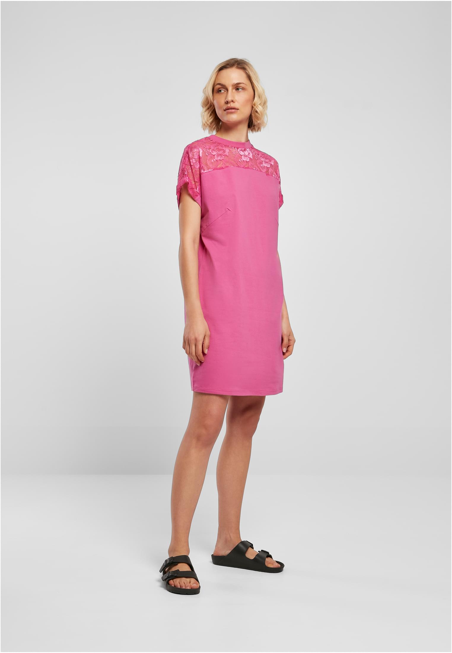 Ladies Lace Tee Dress | brightviolet