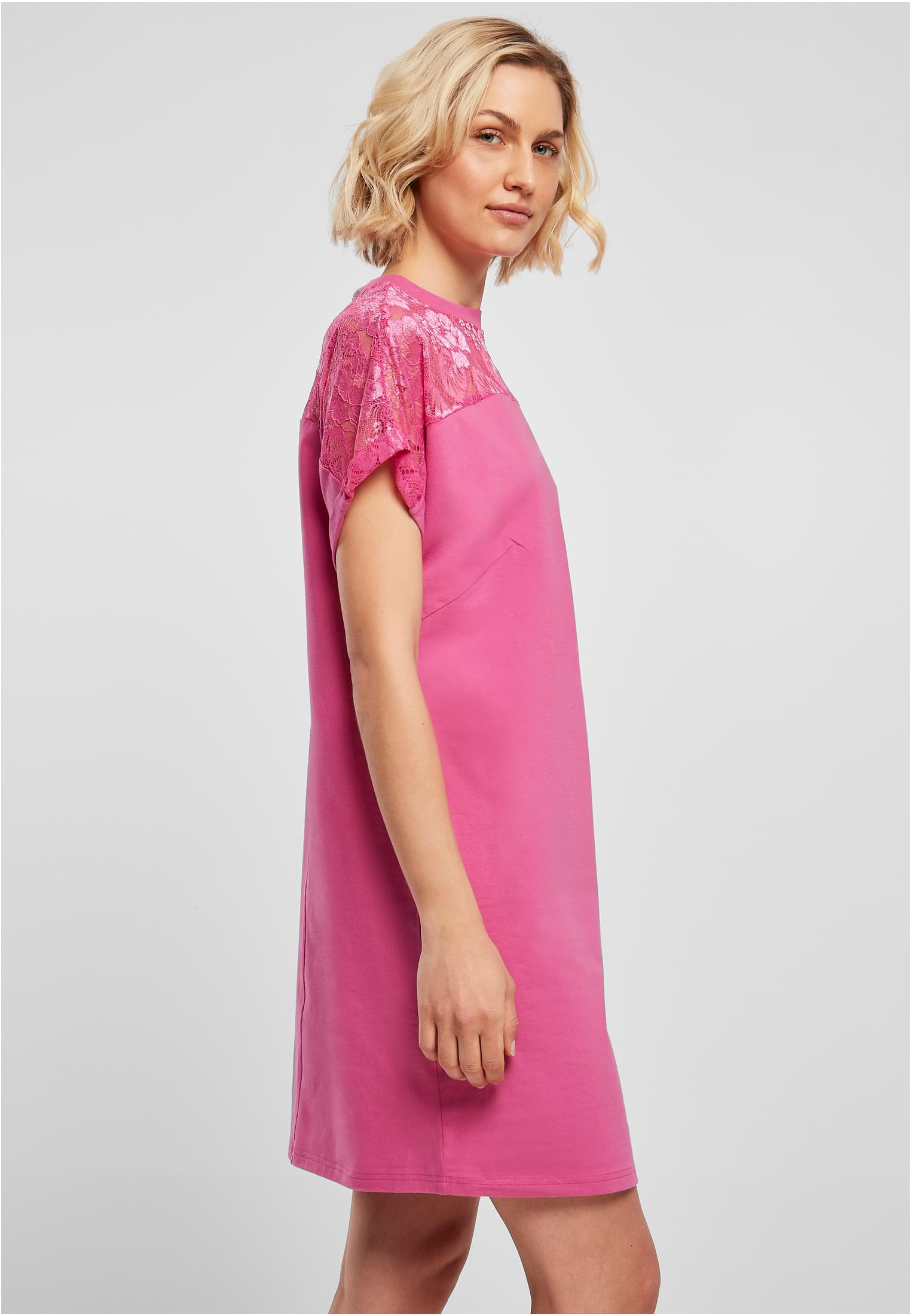 Ladies Lace Tee Dress | brightviolet