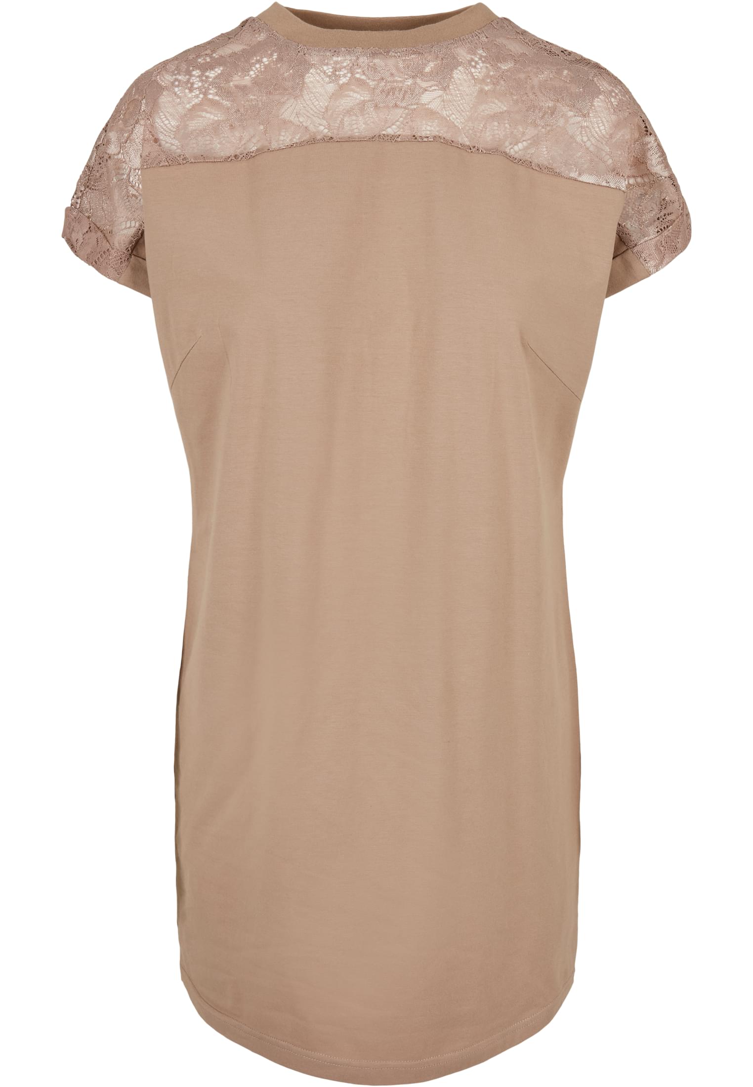 Ladies Lace Tee Dress | softtaupe