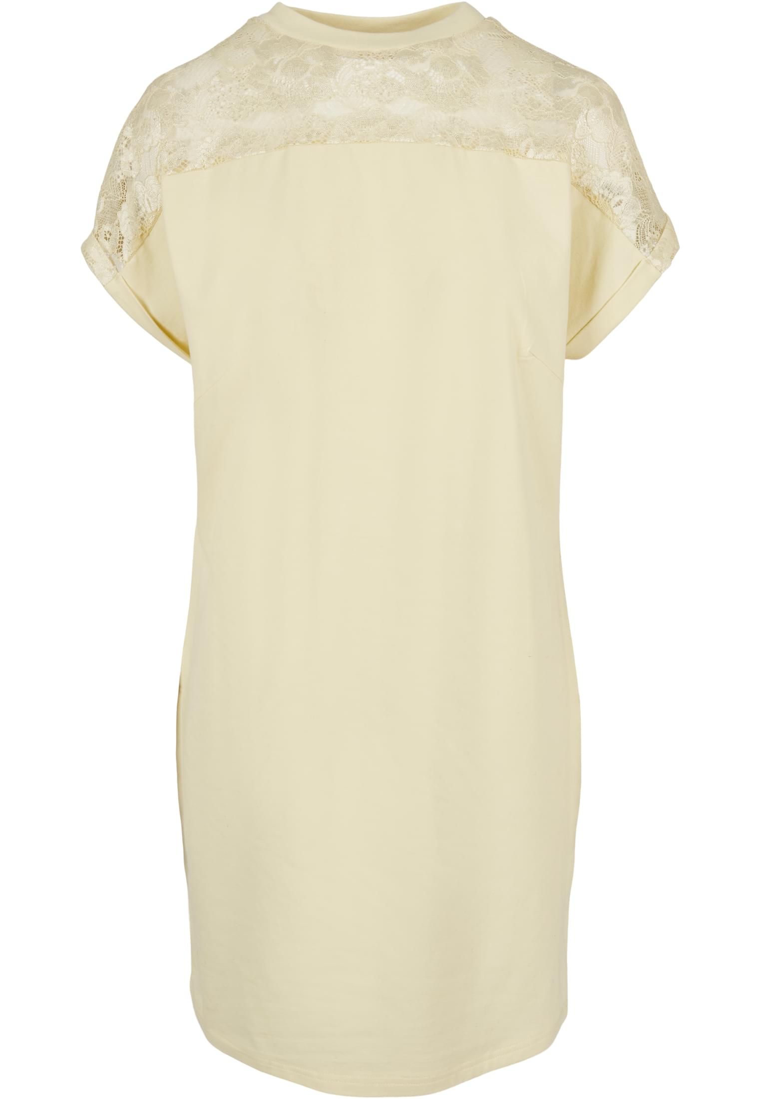 Ladies Lace Tee Dress | softyellow