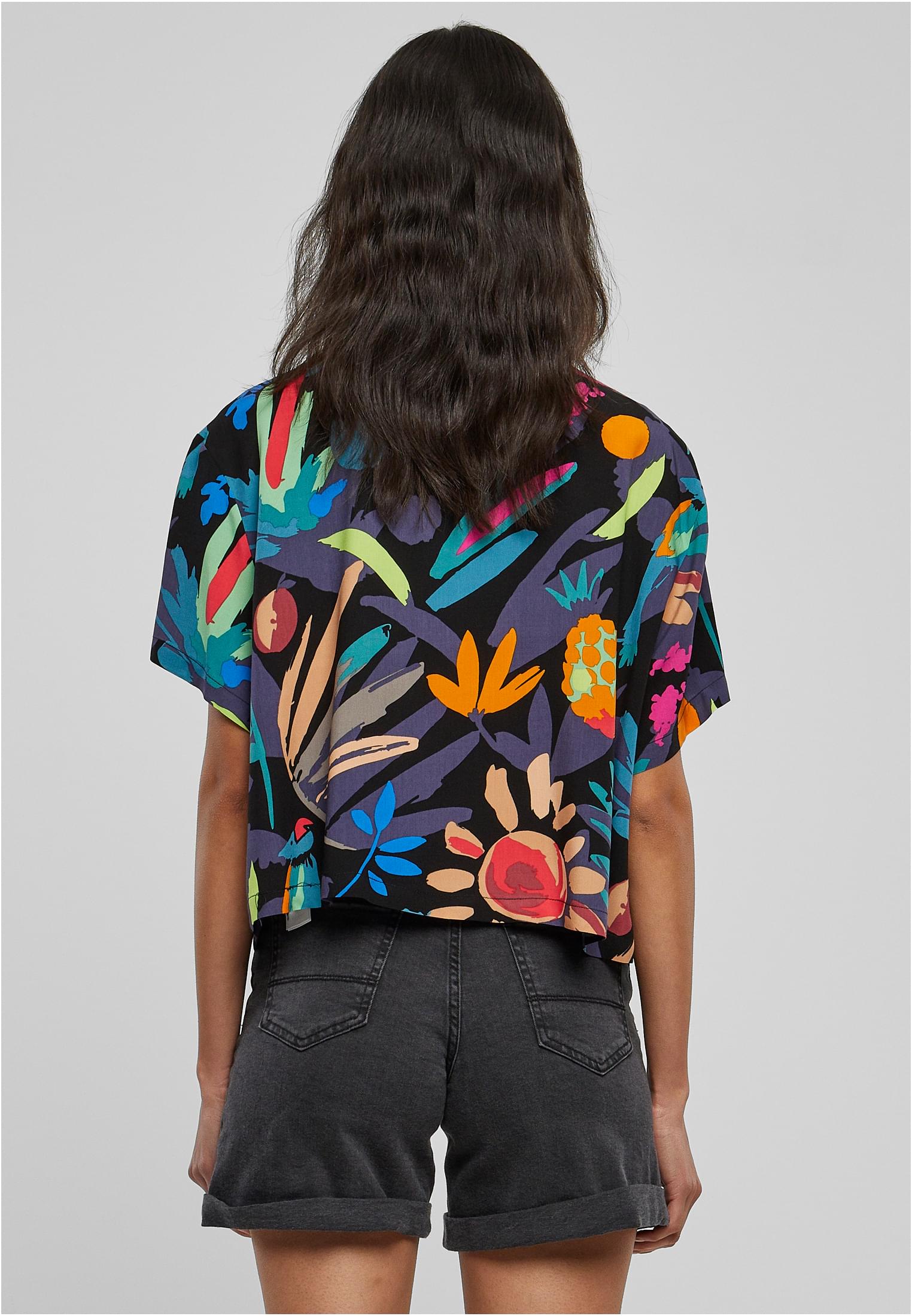 Ladies Viscose Resort Shirt | blackfruity