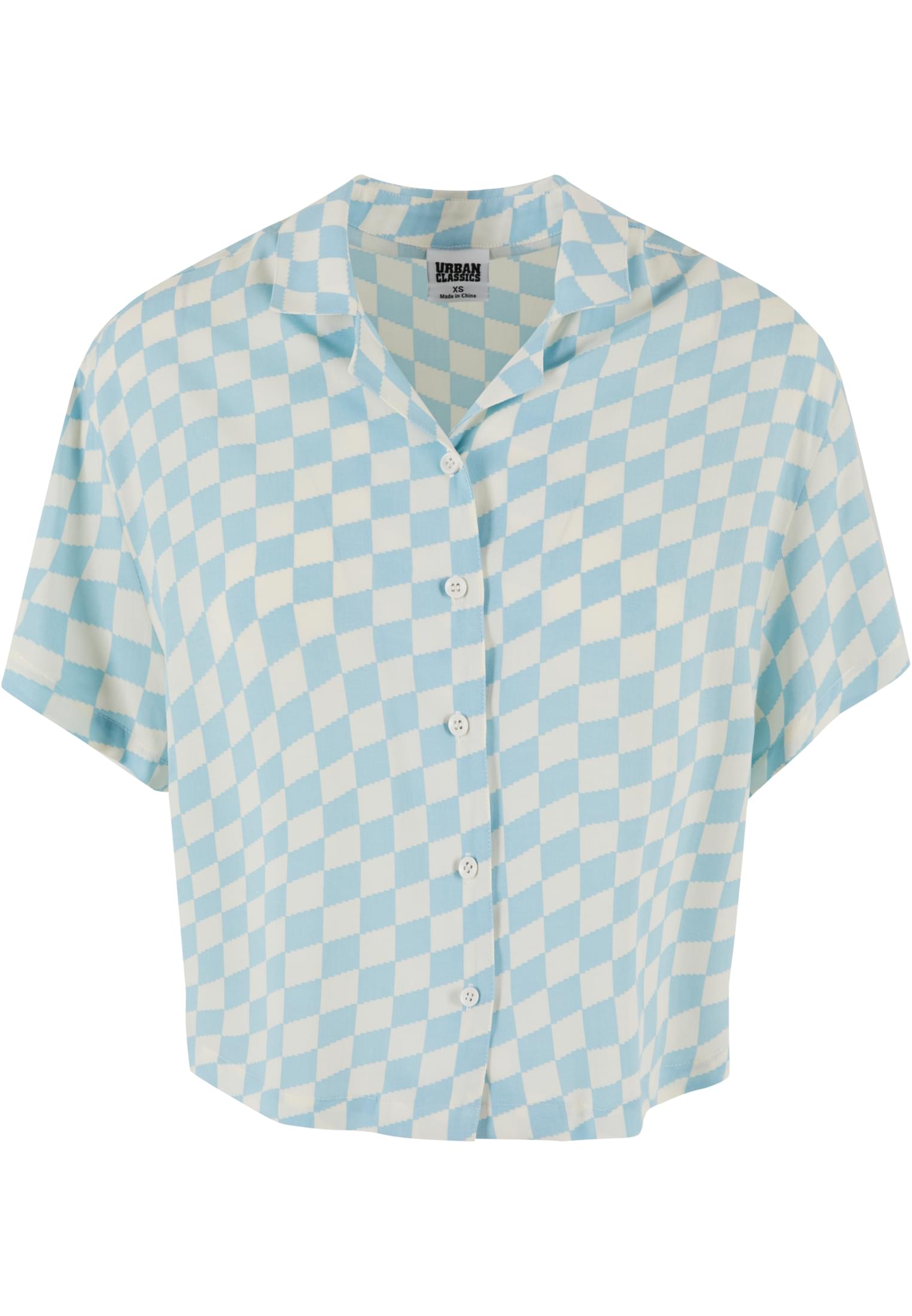 Ladies Viscose Resort Shirt | oceanbluecheck