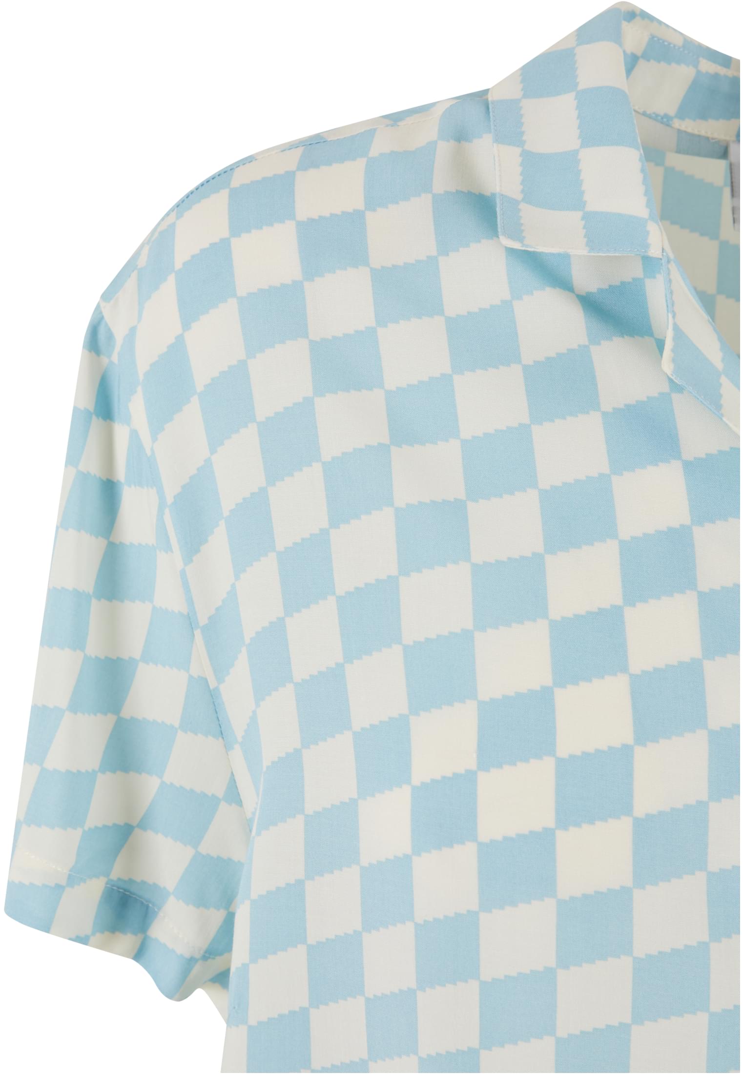 Ladies Viscose Resort Shirt | oceanbluecheck