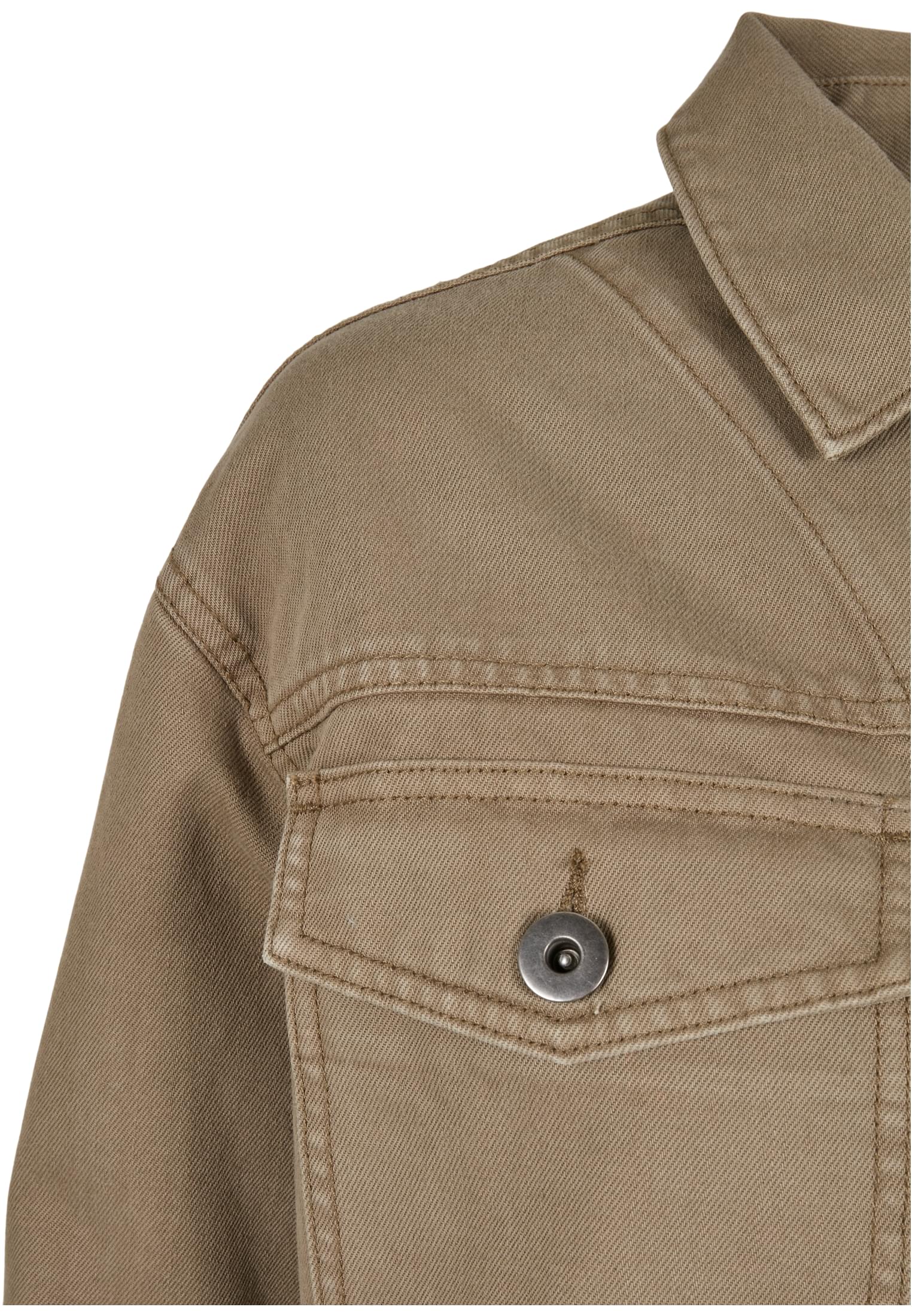 Ladies Oversized Shirt Jacket | khaki