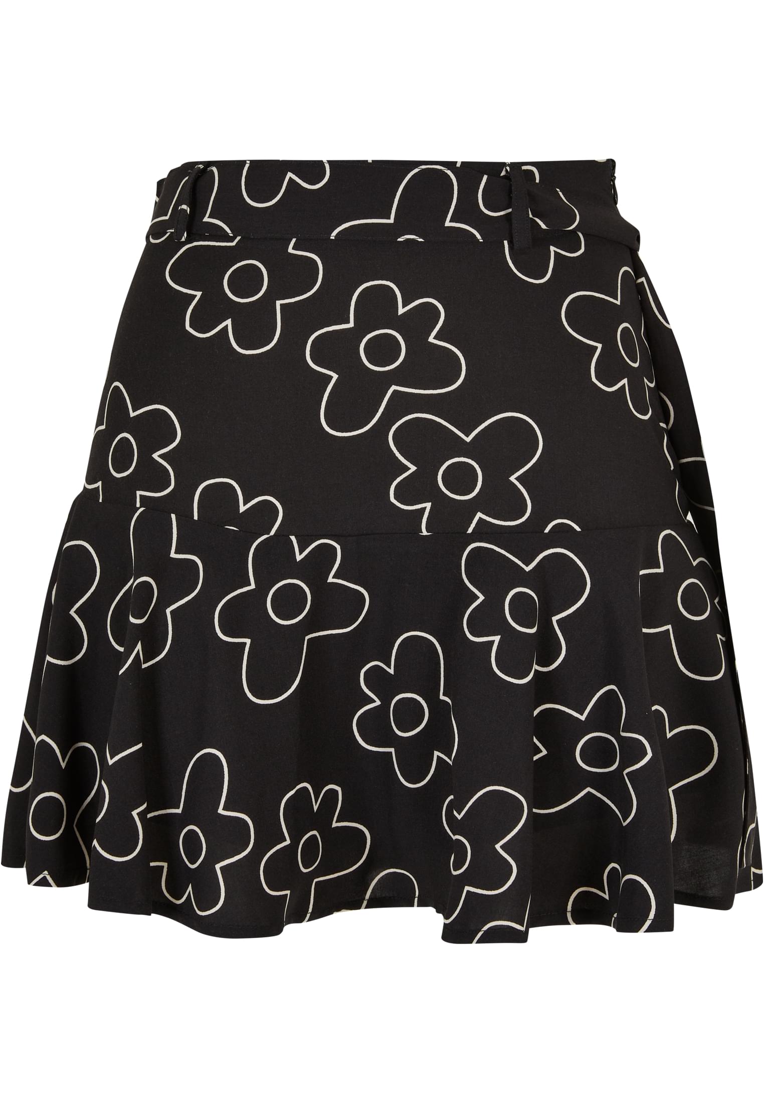 Ladies Viscose Mini Skort | blackflower