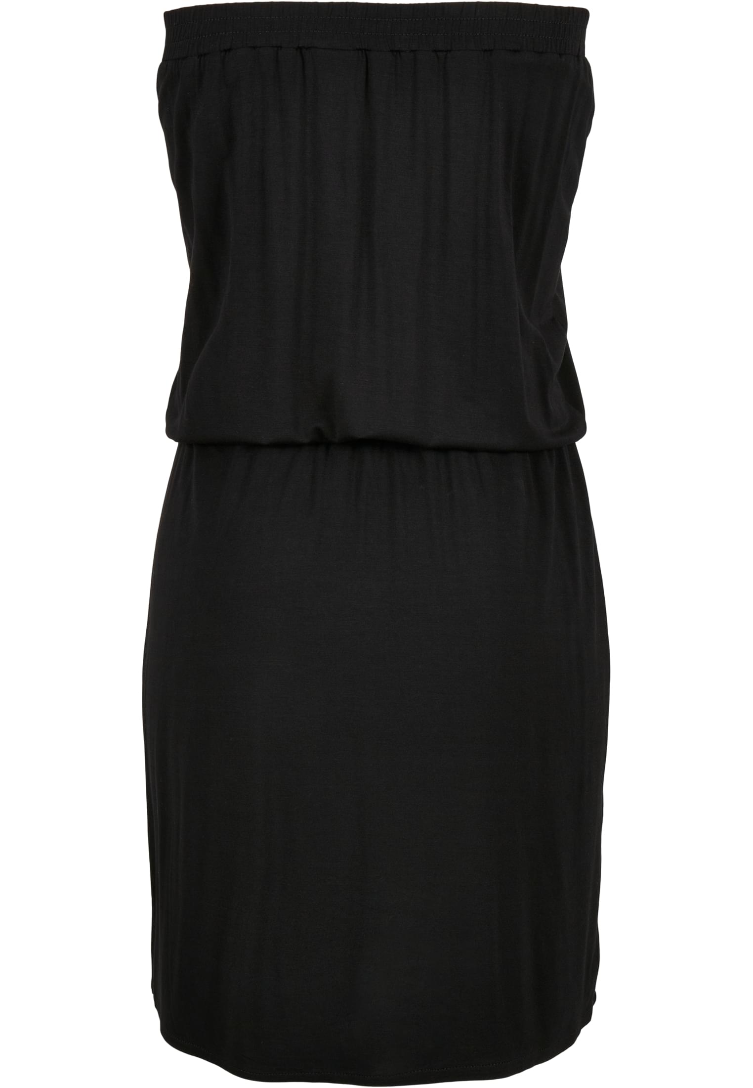 Ladies Viscose Short Bandeau Dress | black