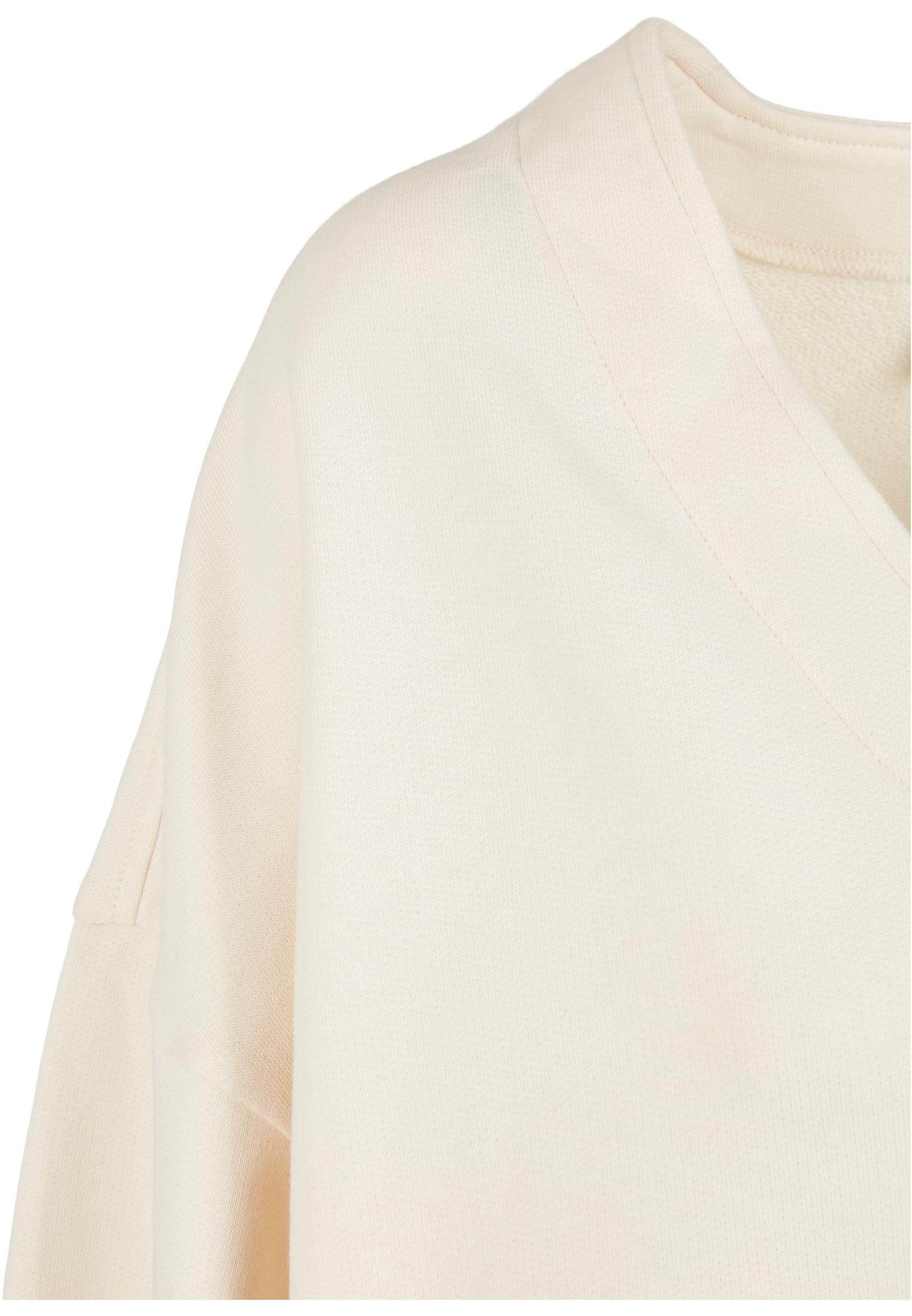 Ladies Organic Oversized Short Terry Cardigan | whitesand