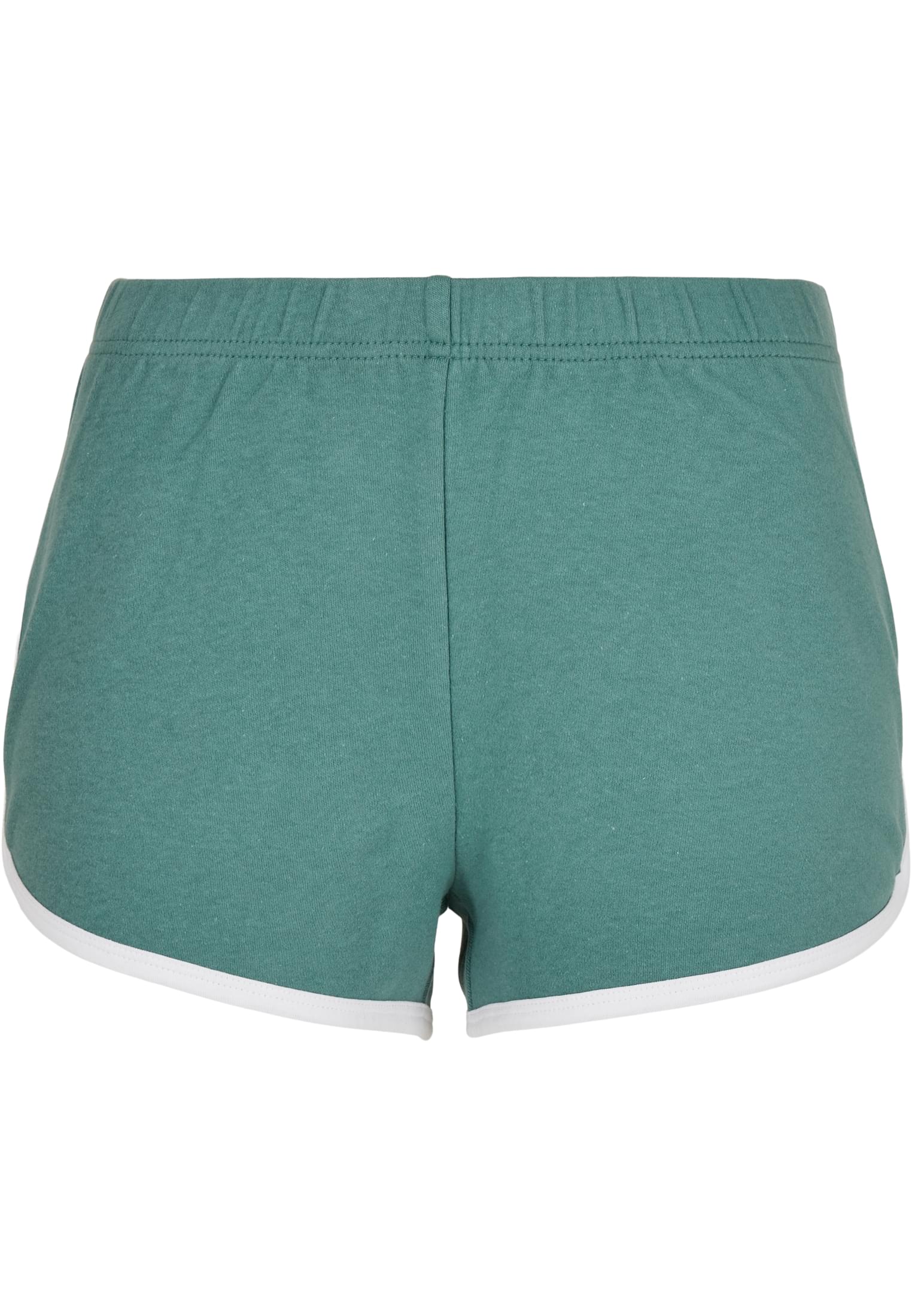 Ladies Organic Interlock Retro Hotpants | paleleaf/white