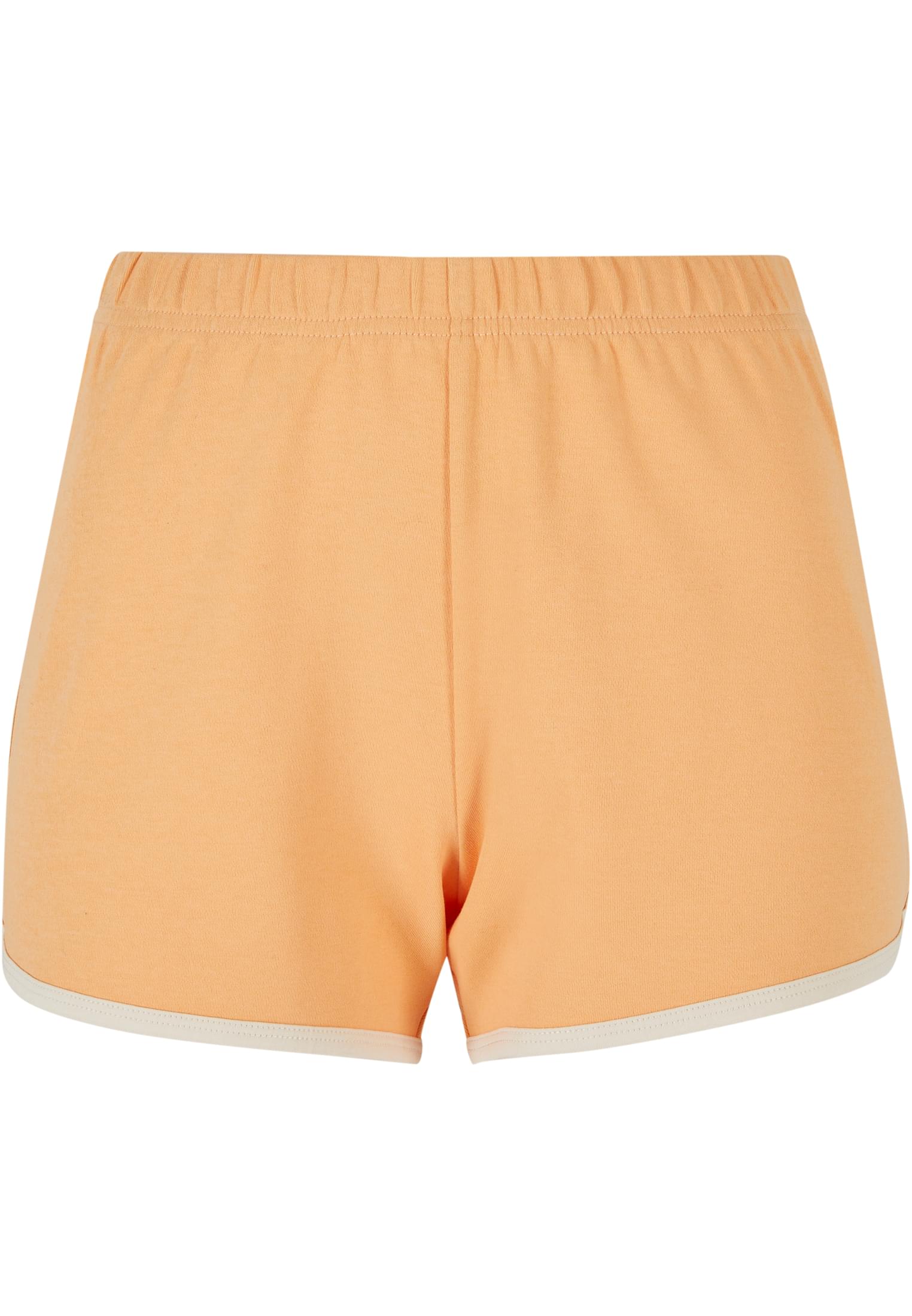 Ladies Organic Interlock Retro Hotpants | paleorange/whitesand