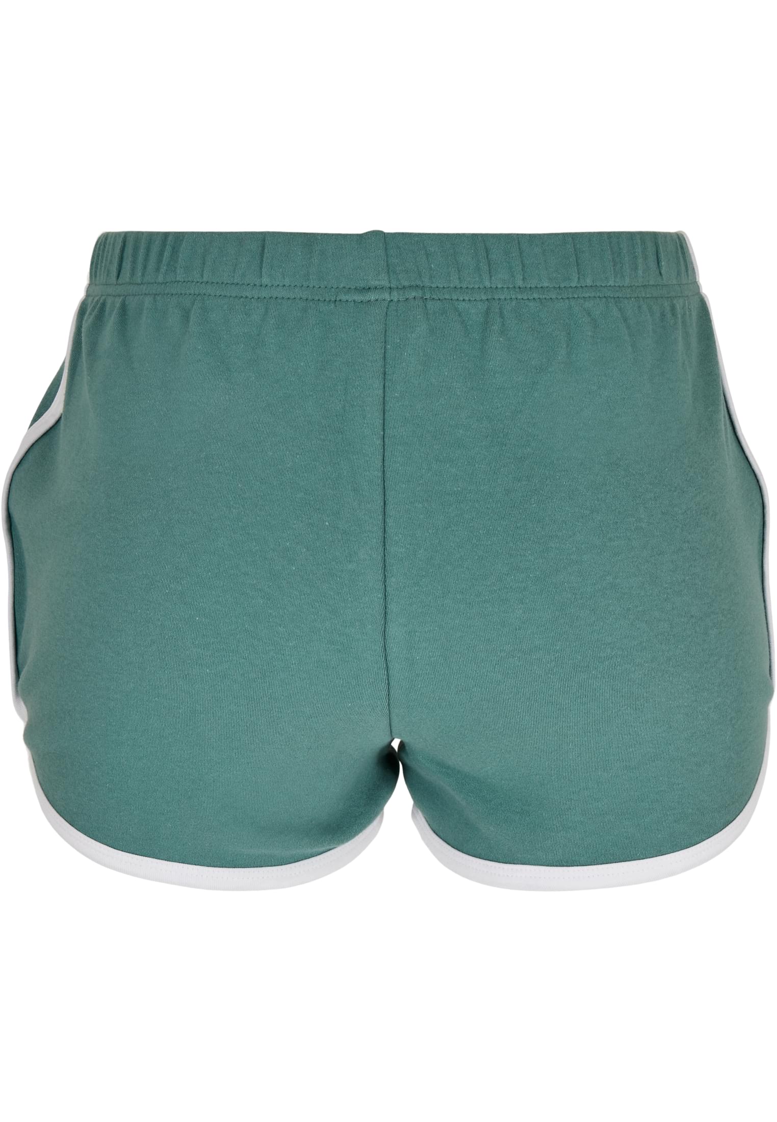 Ladies Organic Interlock Retro Hotpants | paleleaf/white