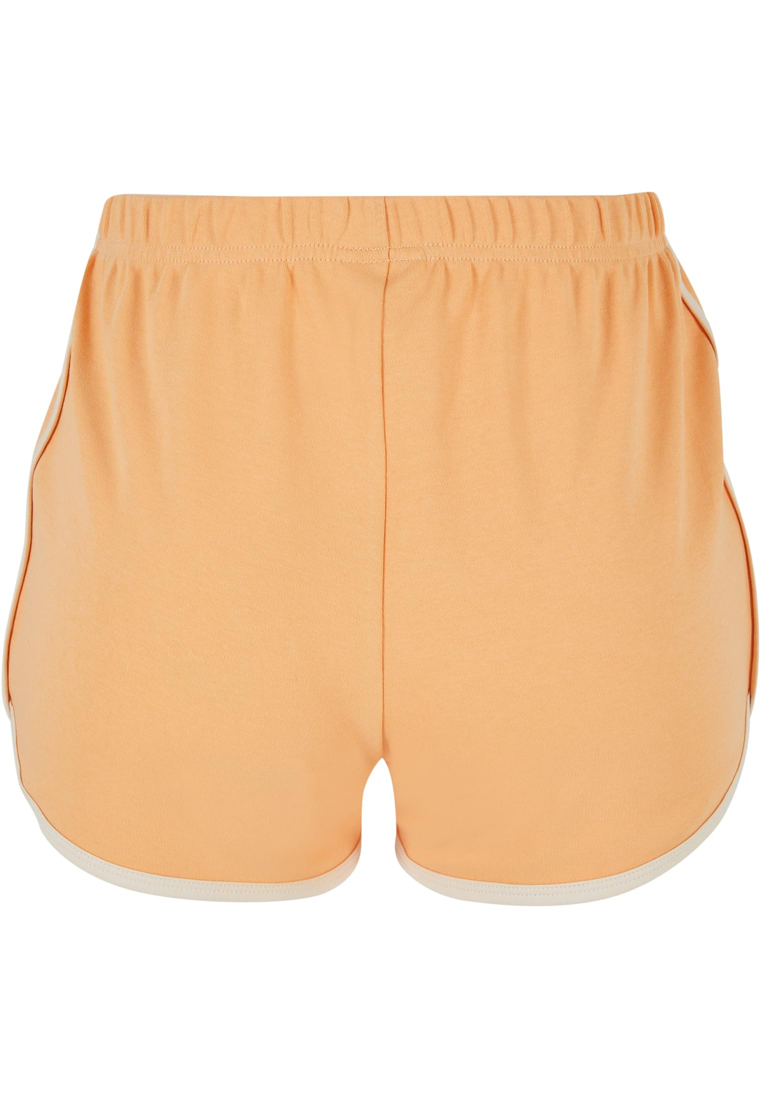 Ladies Organic Interlock Retro Hotpants | paleorange/whitesand