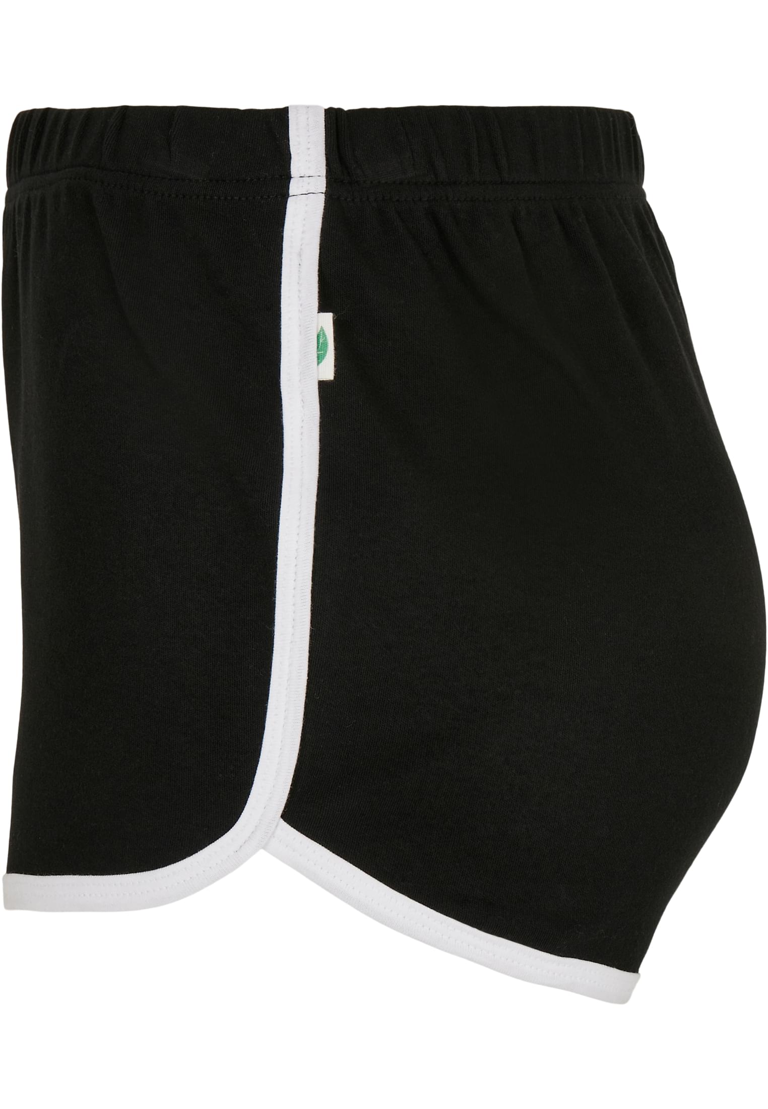 Ladies Organic Interlock Retro Hotpants | black/white