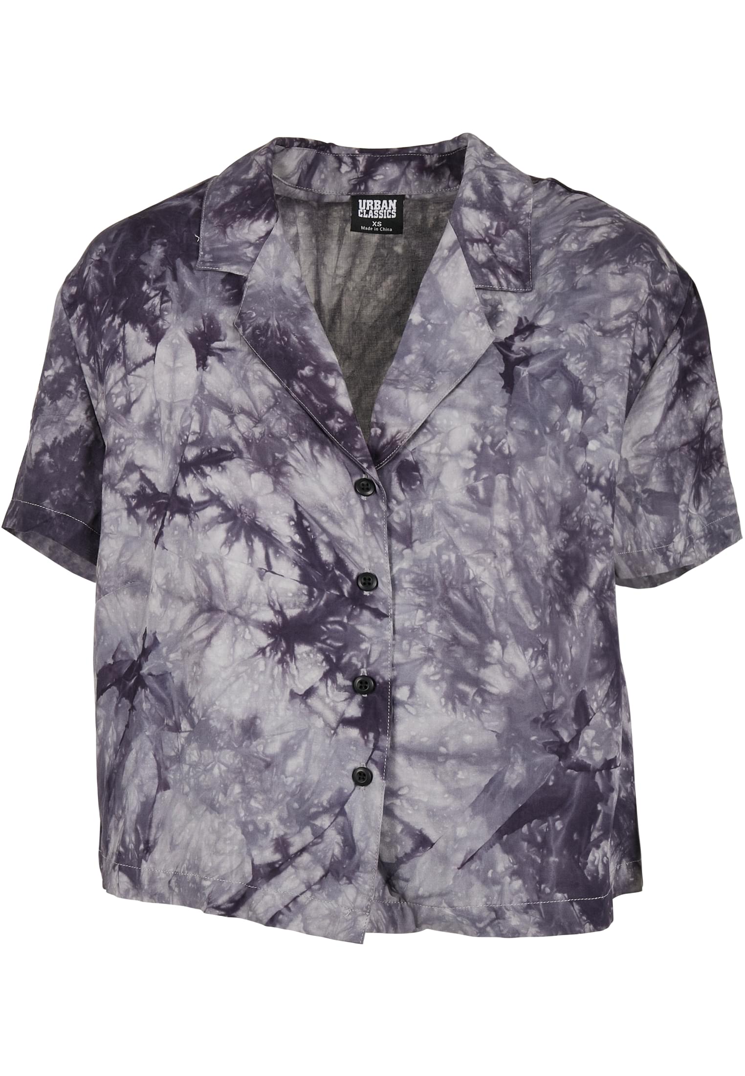 Ladies Viscose Tie Dye Resort Shirt | dark