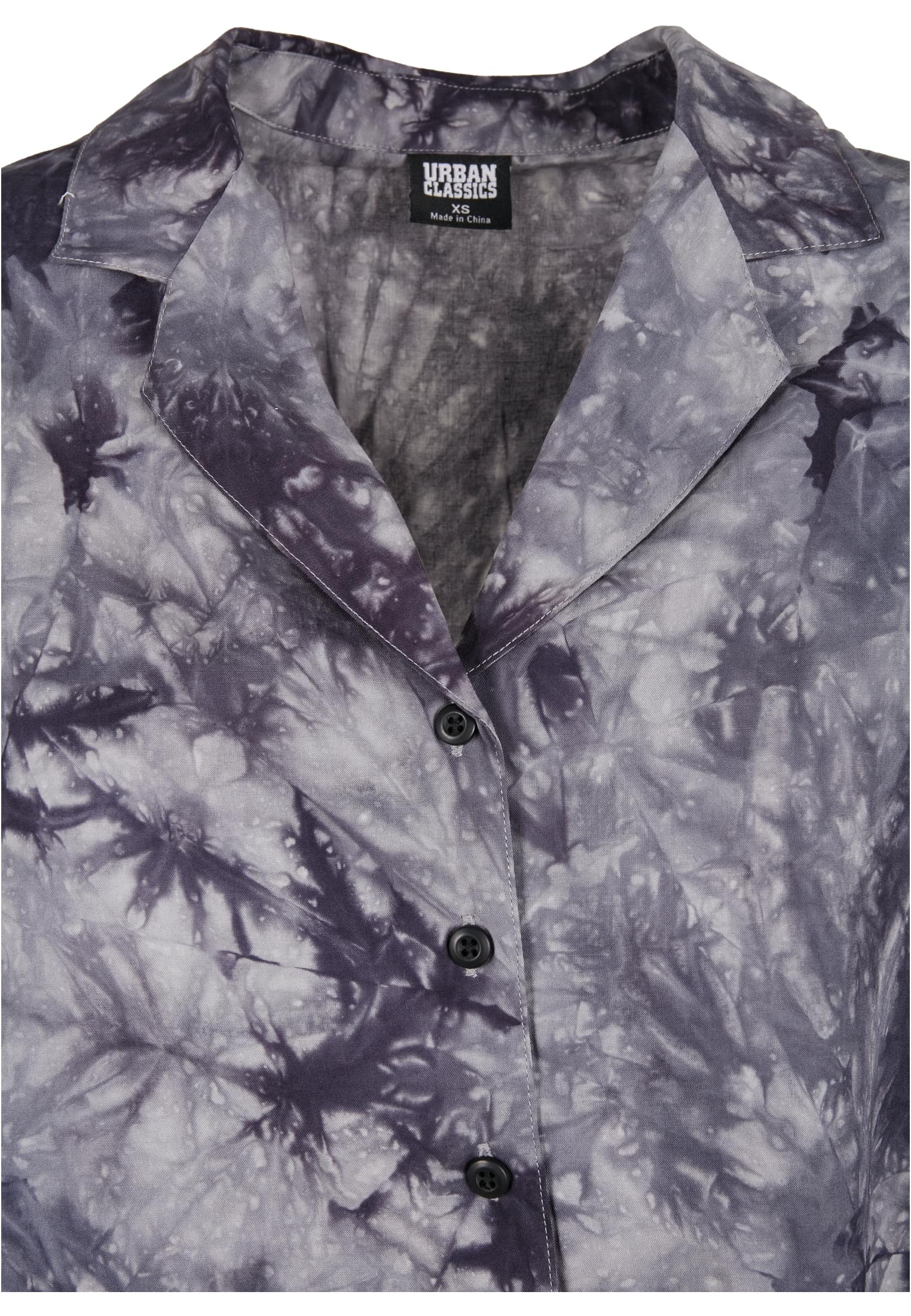 Ladies Viscose Tie Dye Resort Shirt | dark