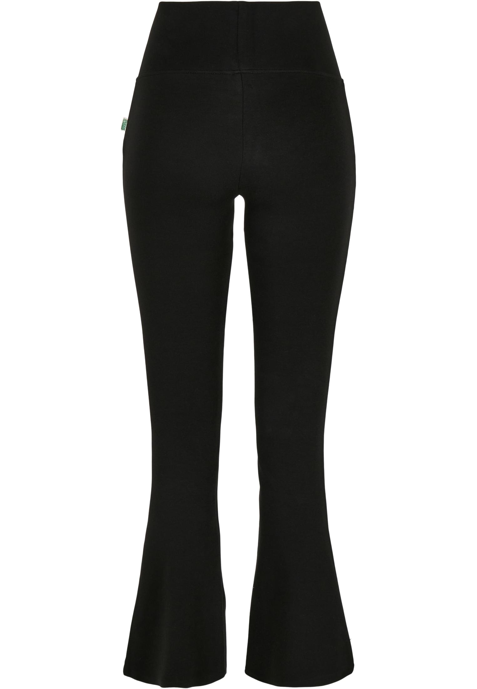 Ladies Organic Bootcut Leggings | black