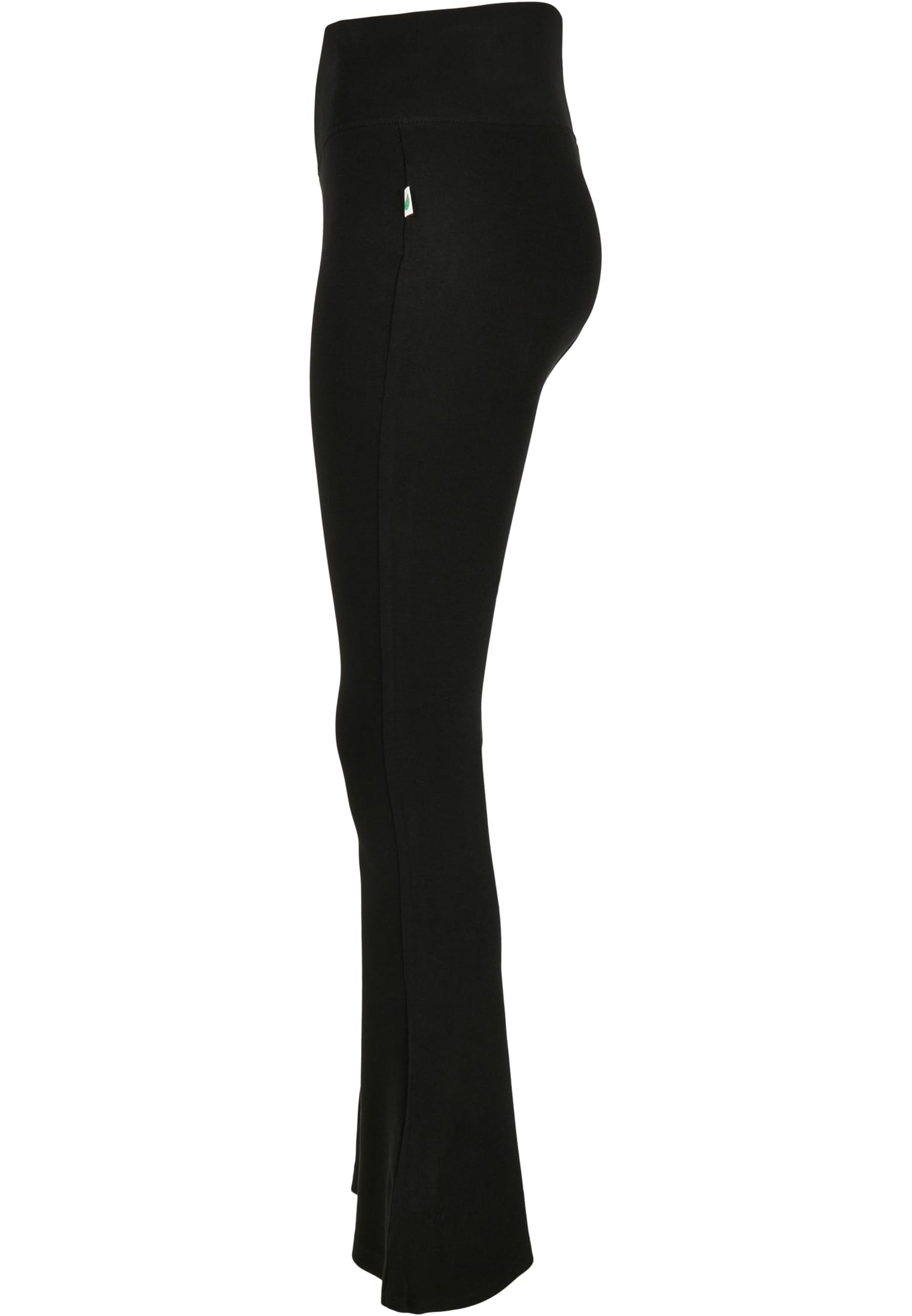 Ladies Organic Bootcut Leggings | black