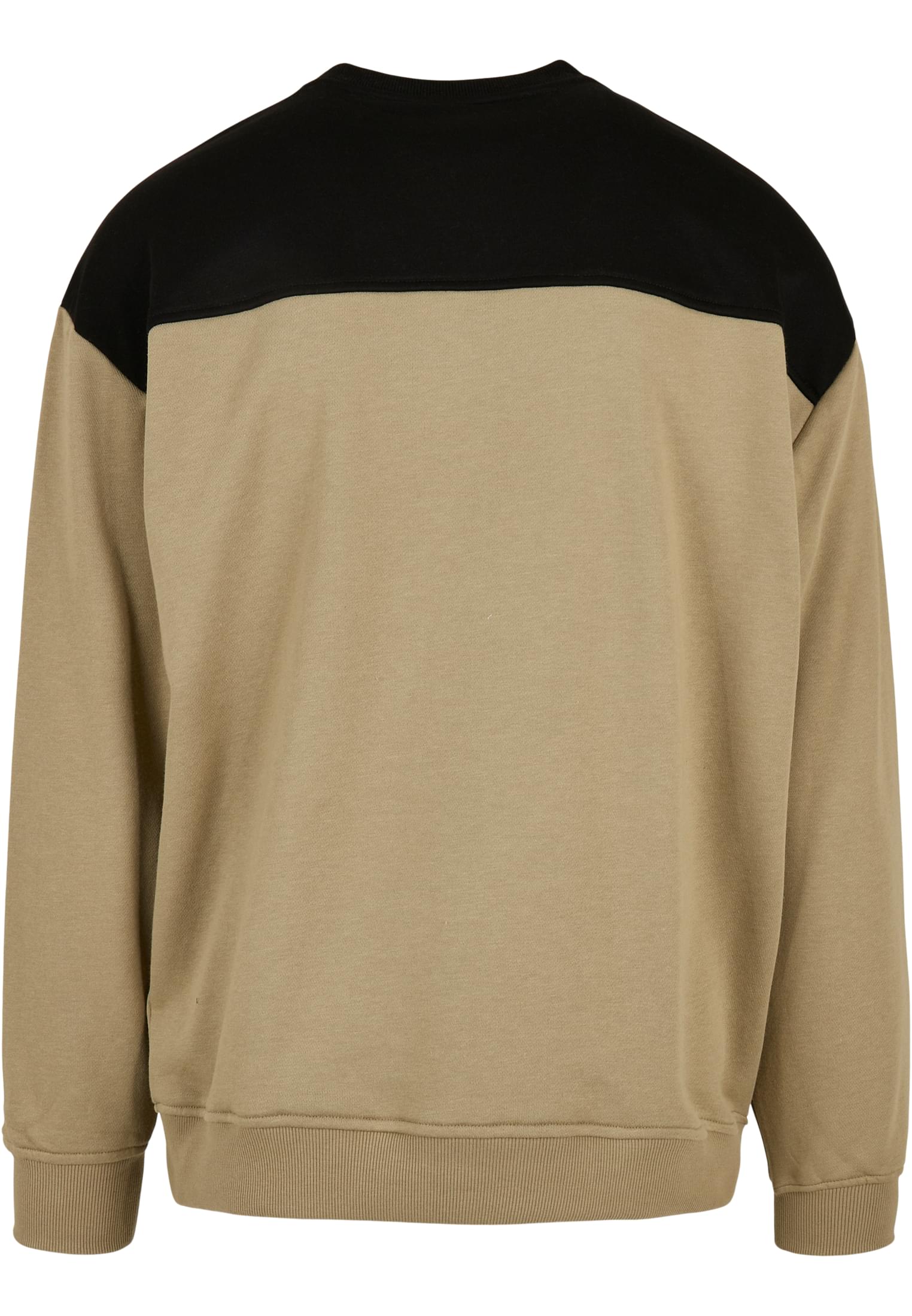 Upper Block Crewneck | khaki/black