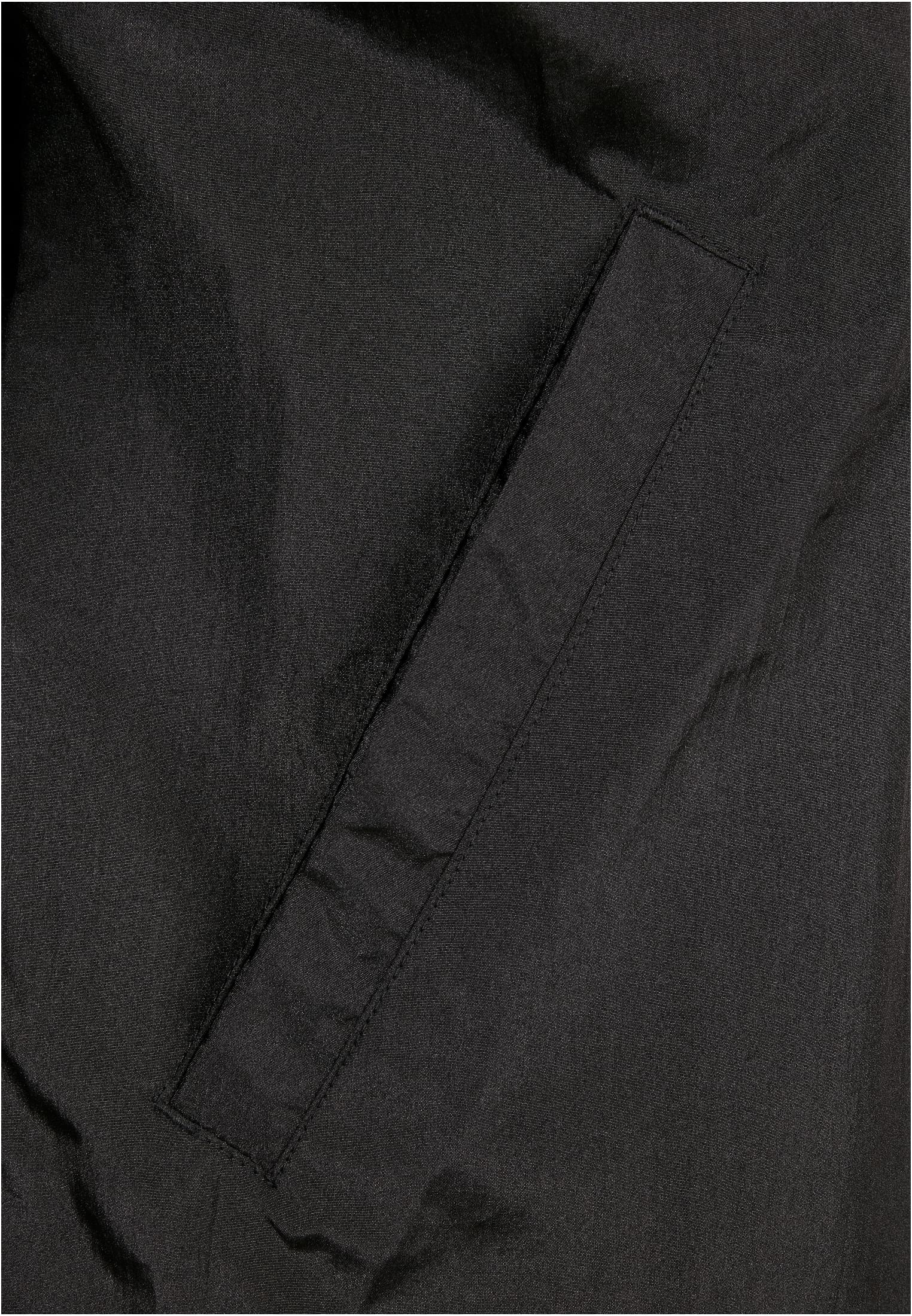 Double Pocket Nylon Crepe Jacket | black