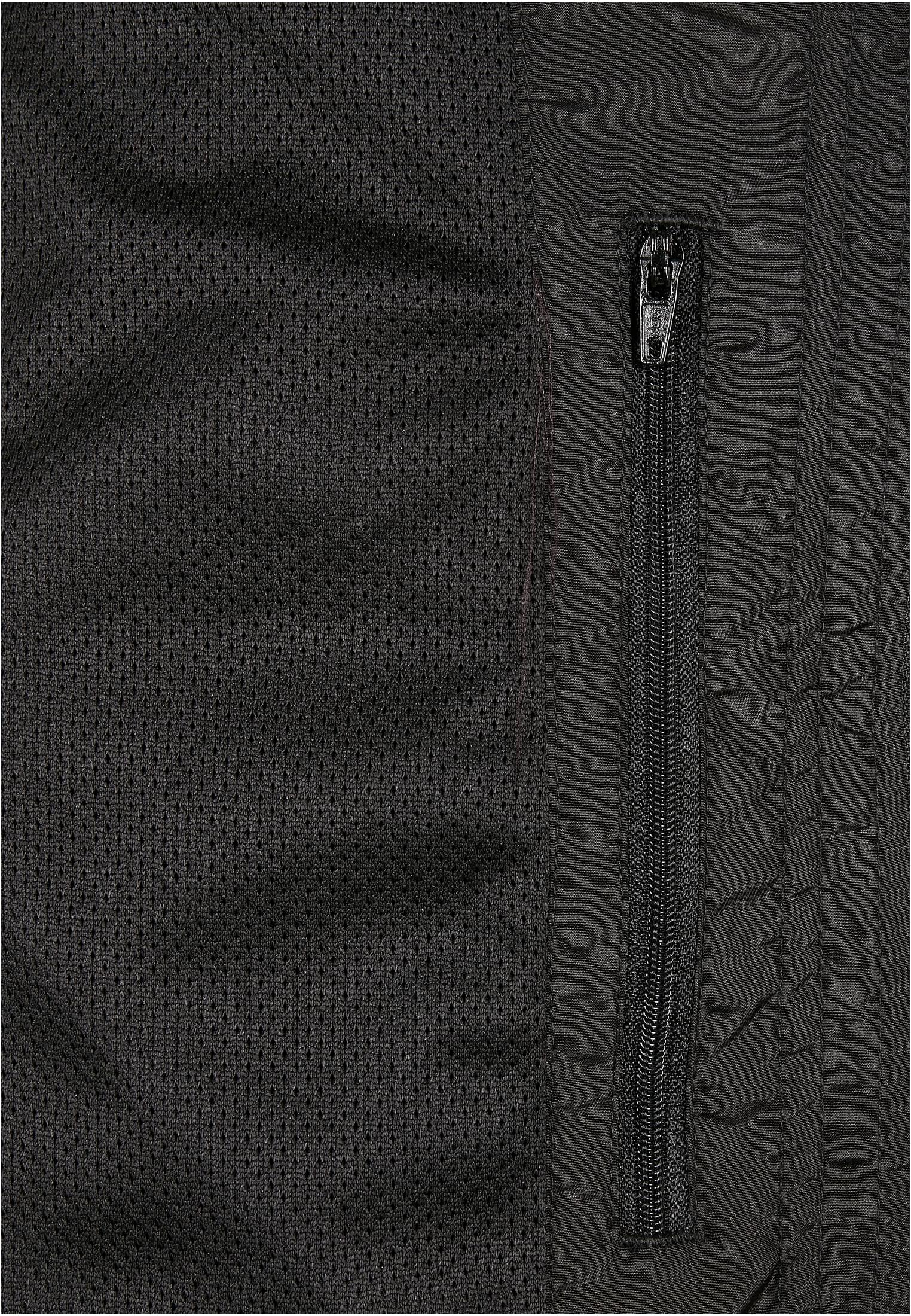 Double Pocket Nylon Crepe Jacket | black