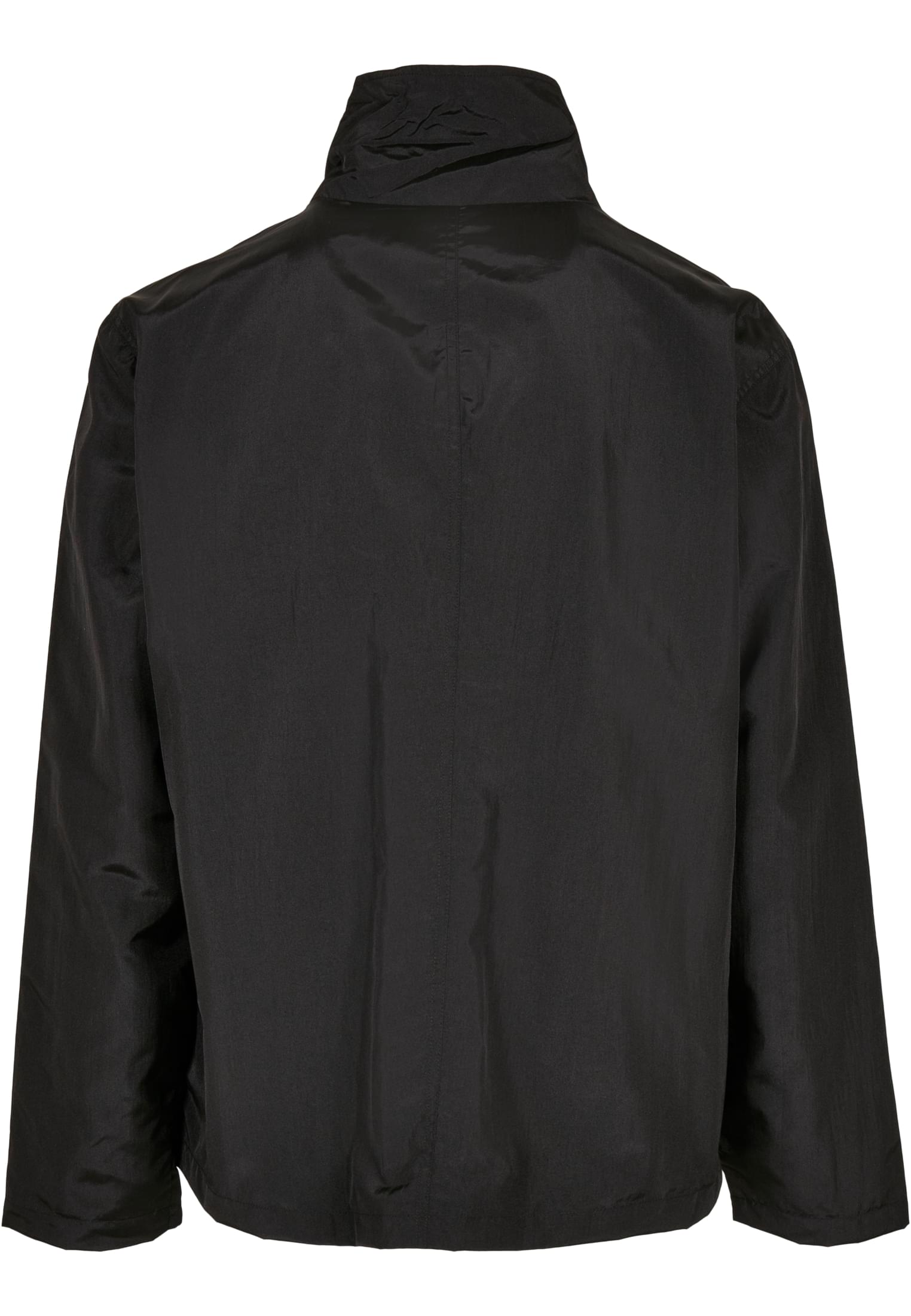 Double Pocket Nylon Crepe Jacket | black