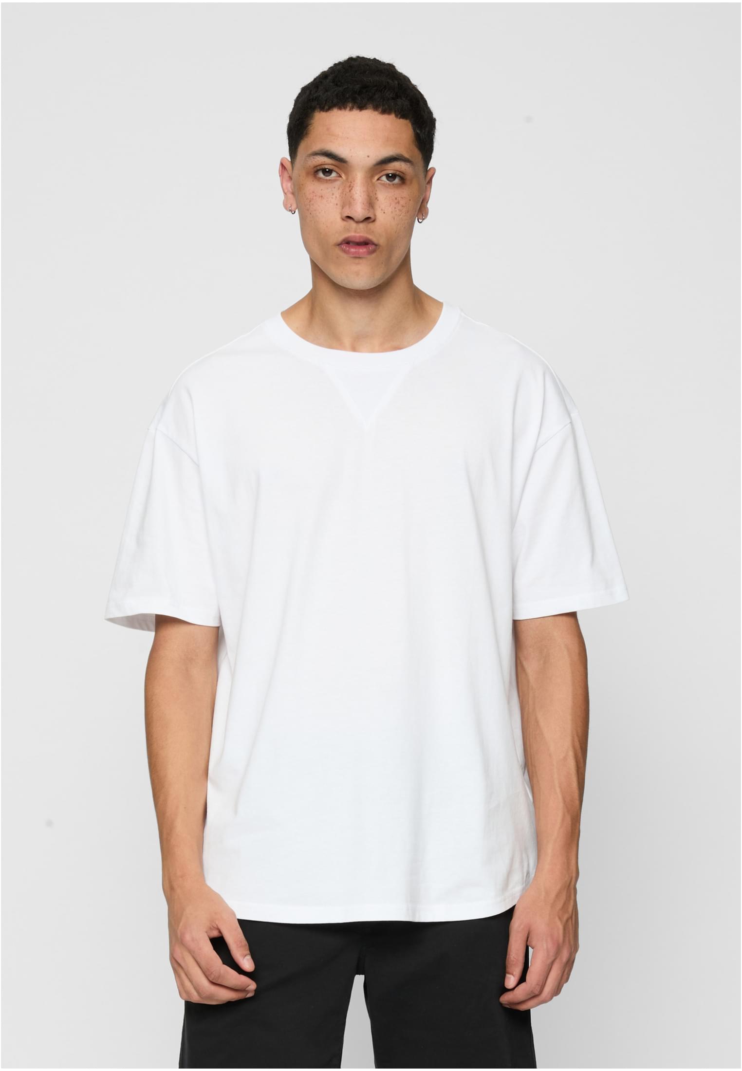 Organic Cotton Curved Oversized Tee 2-Pack | white+white