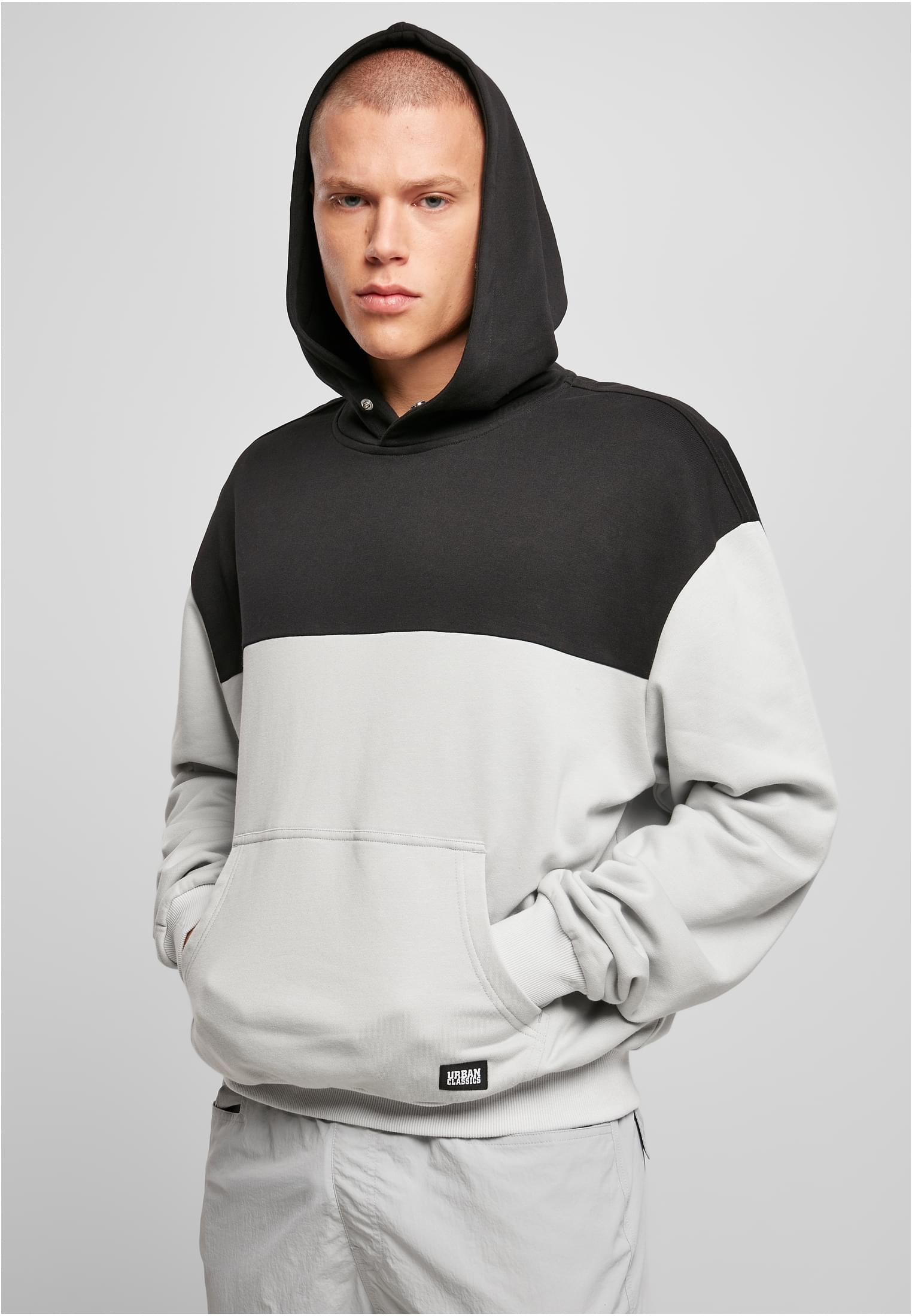 Upper Block Hoody | lightasphalt/black